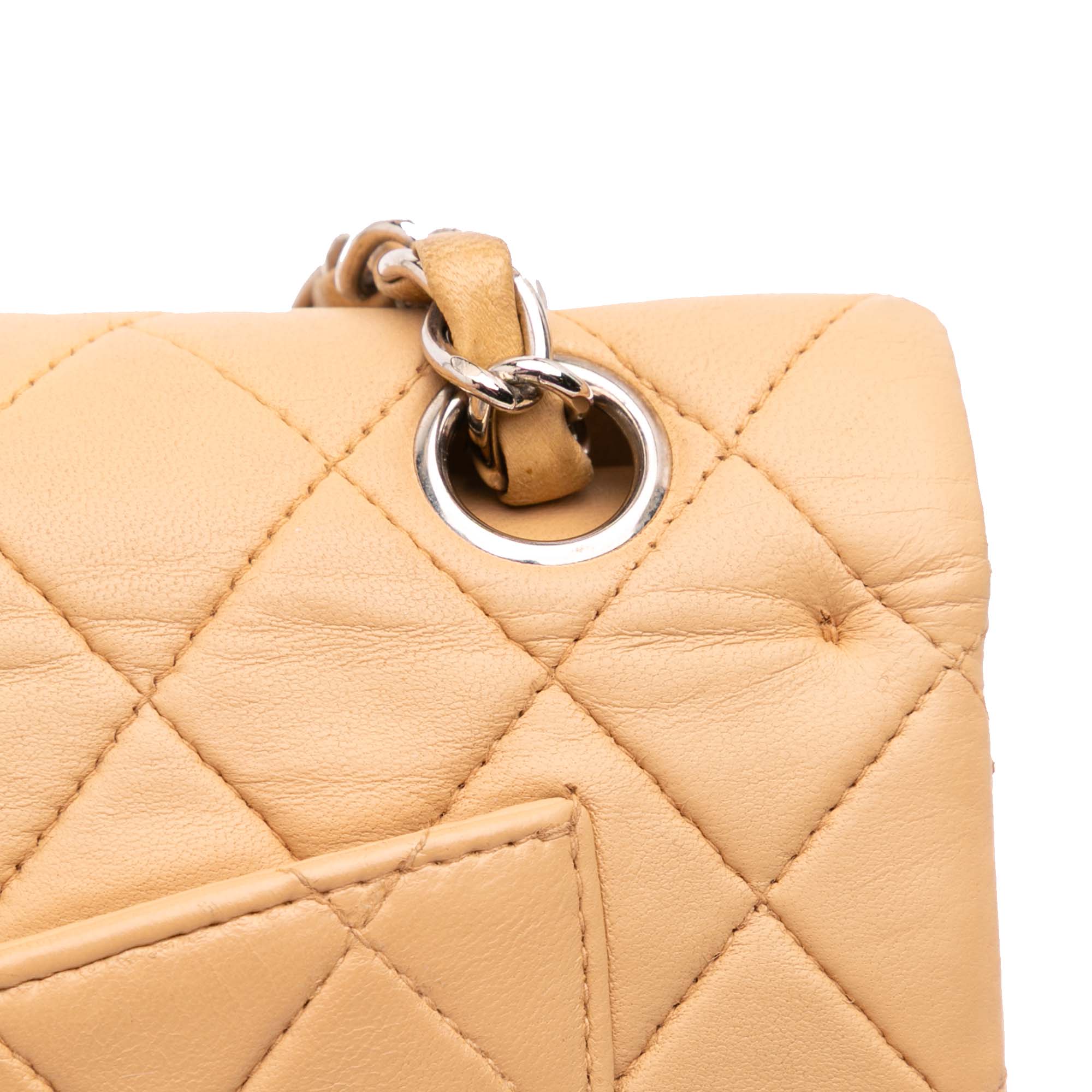 Chanel Small Classic Lambskin Double Flap - image 8