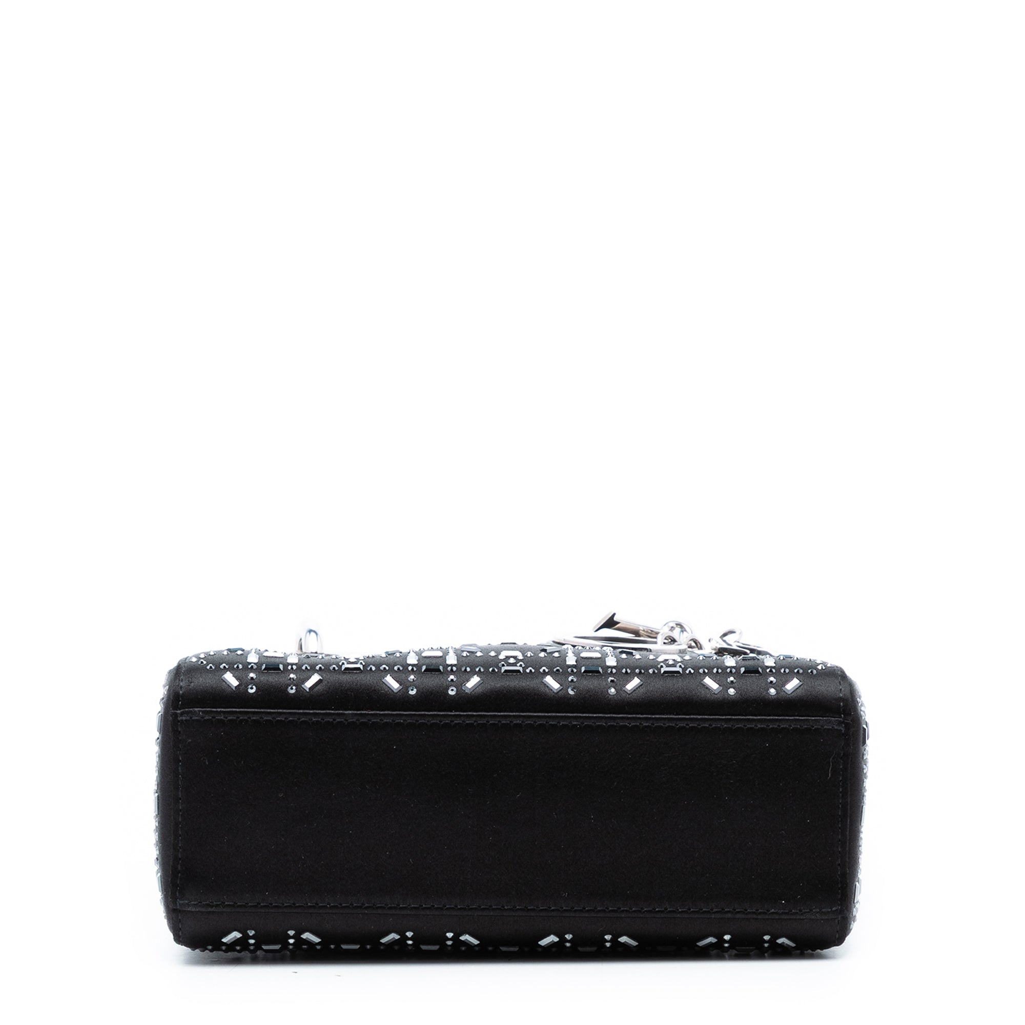 Dior Mini Satin Cannage Crystal Embellished Lady Dior - image 3