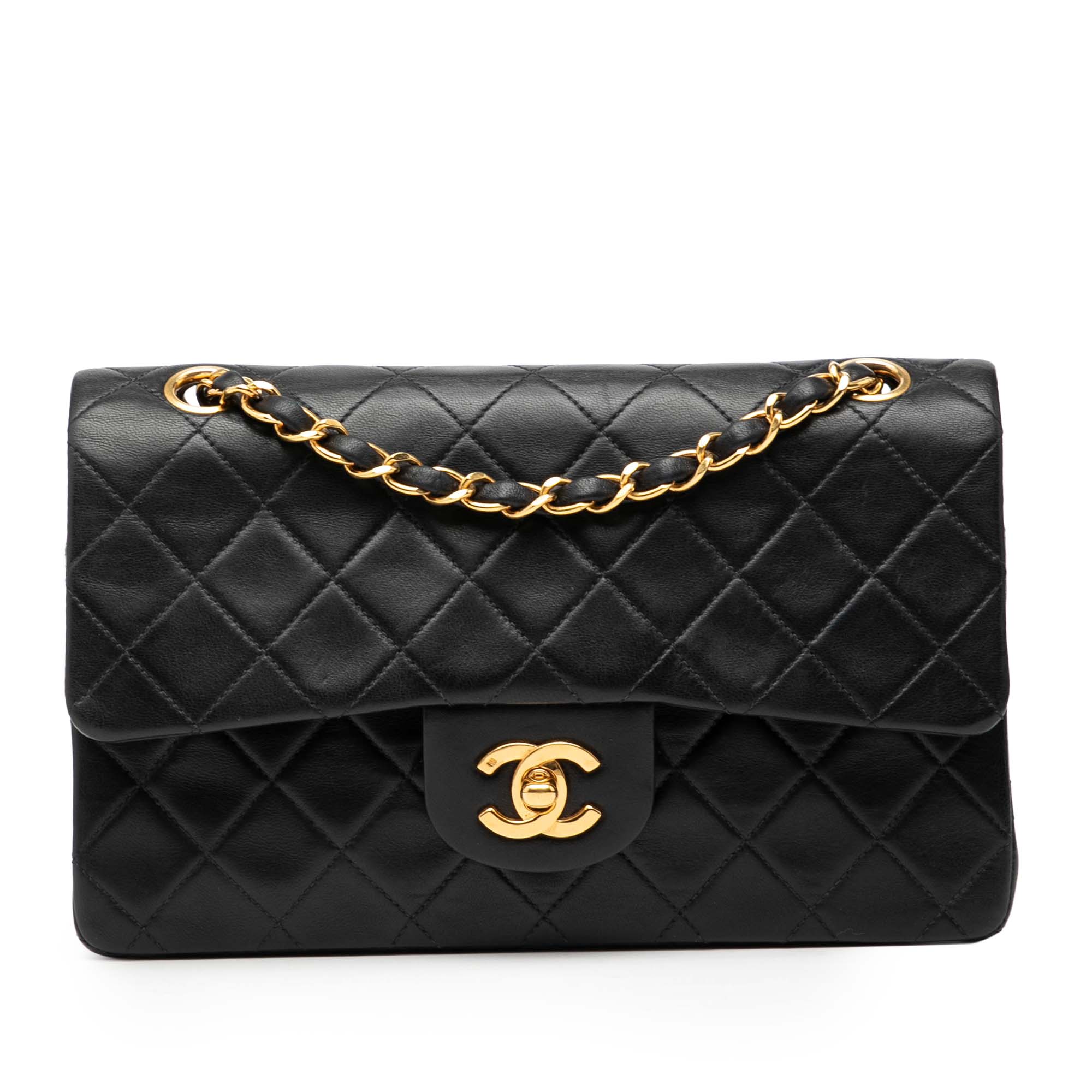 Chanel Small Classic Lambskin Double Flap - image 1