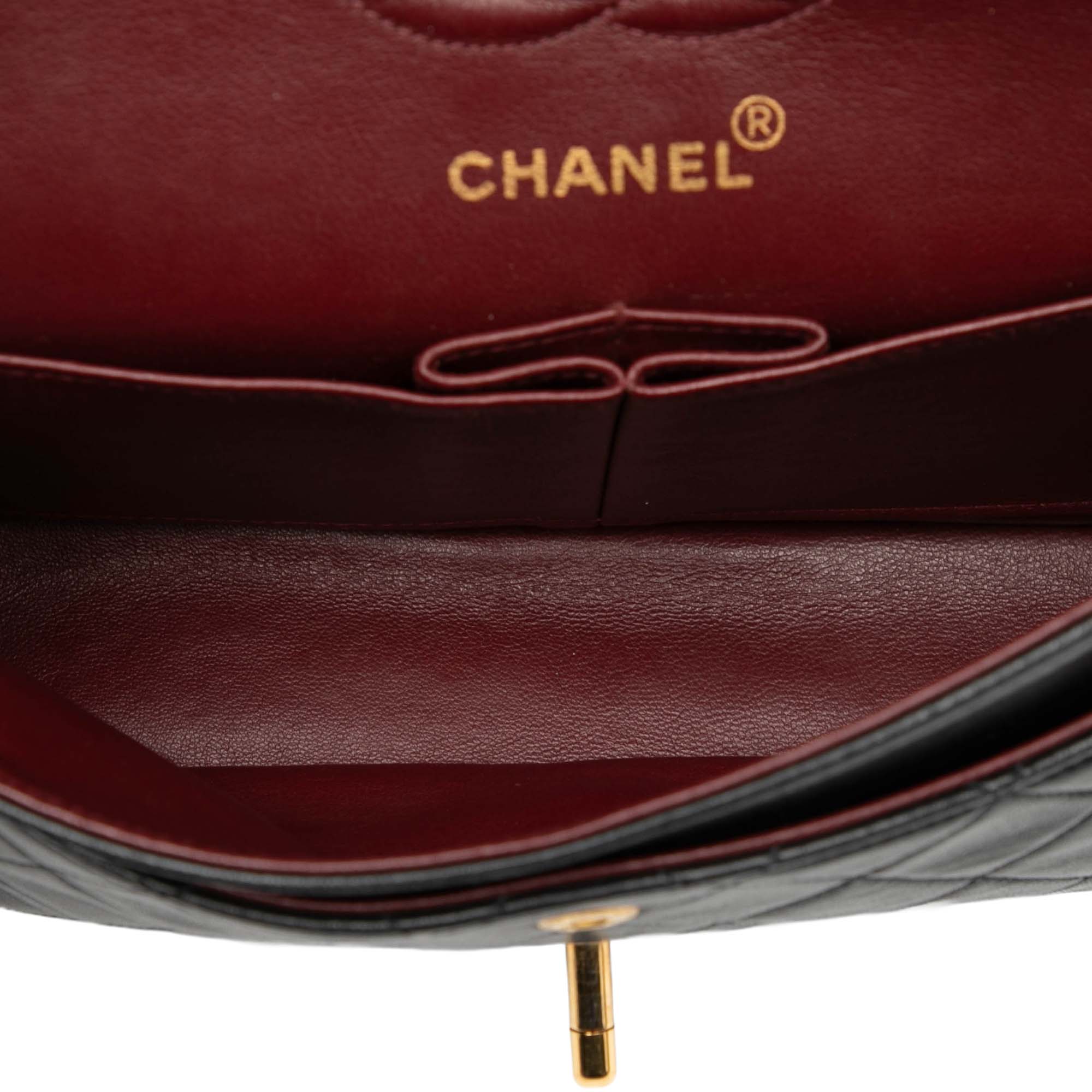 Chanel Small Classic Lambskin Double Flap - image 4