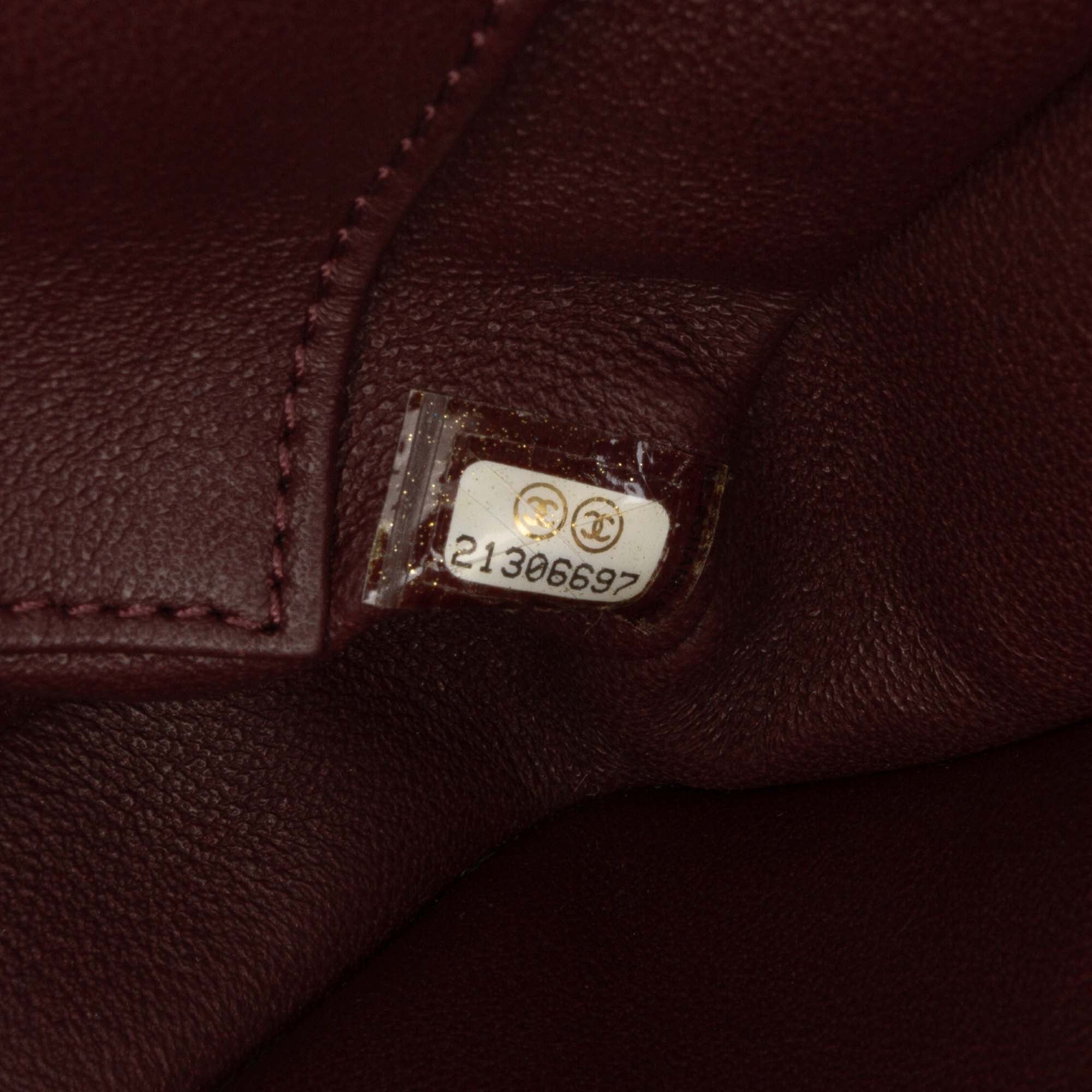Chanel Diagonal Quilted Lambskin CC Signature Flap - image 7