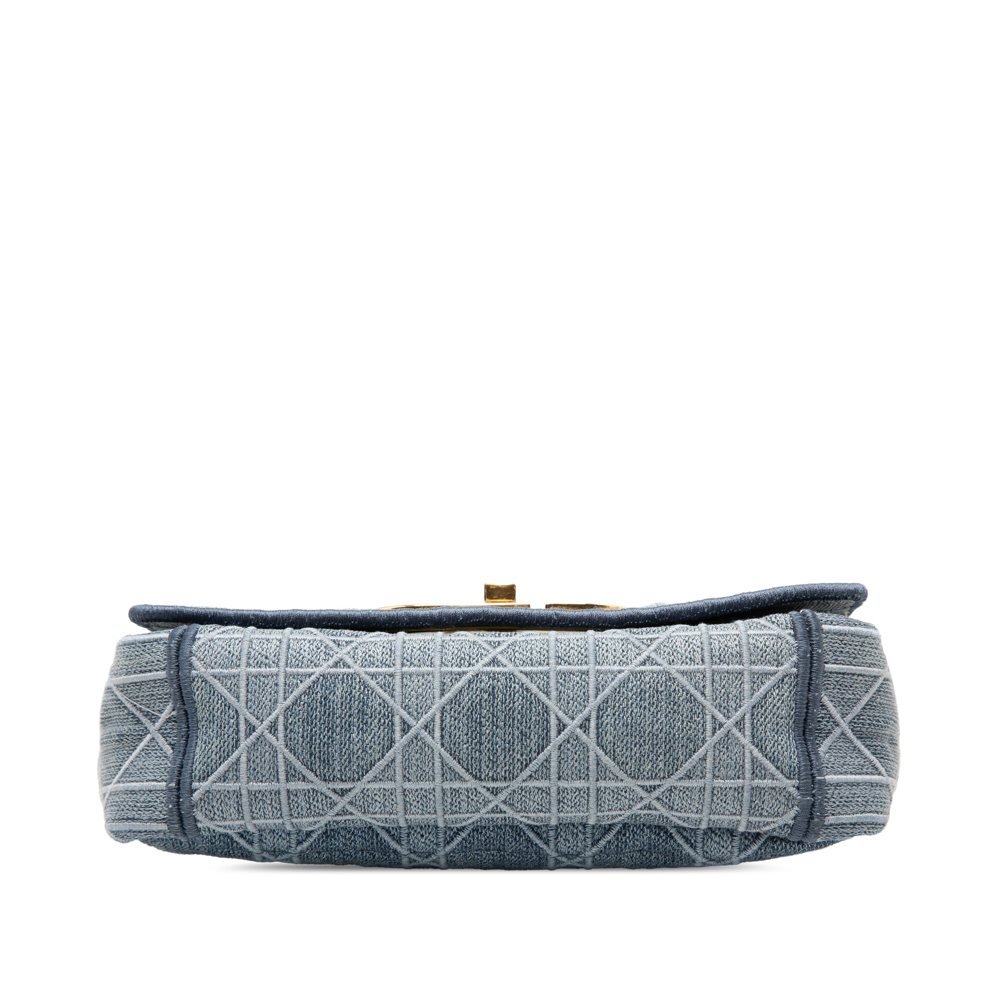 Dior Small Embroidered Denim Cannage Caro Bag - image 3