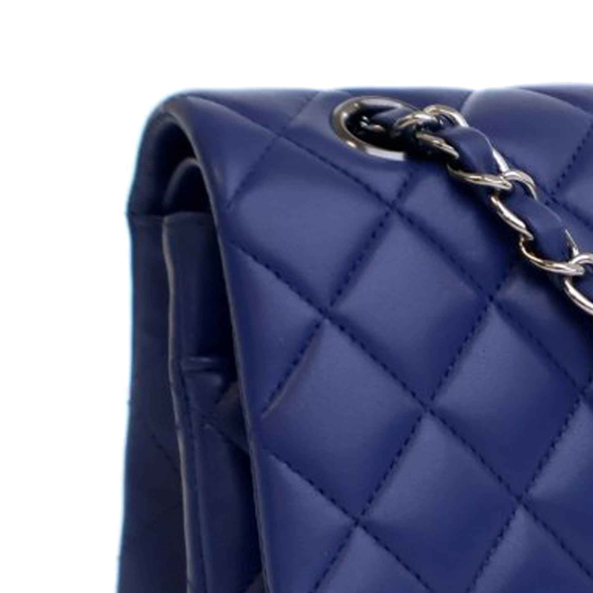 Chanel Medium Classic Lambskin Double Flap - image 9