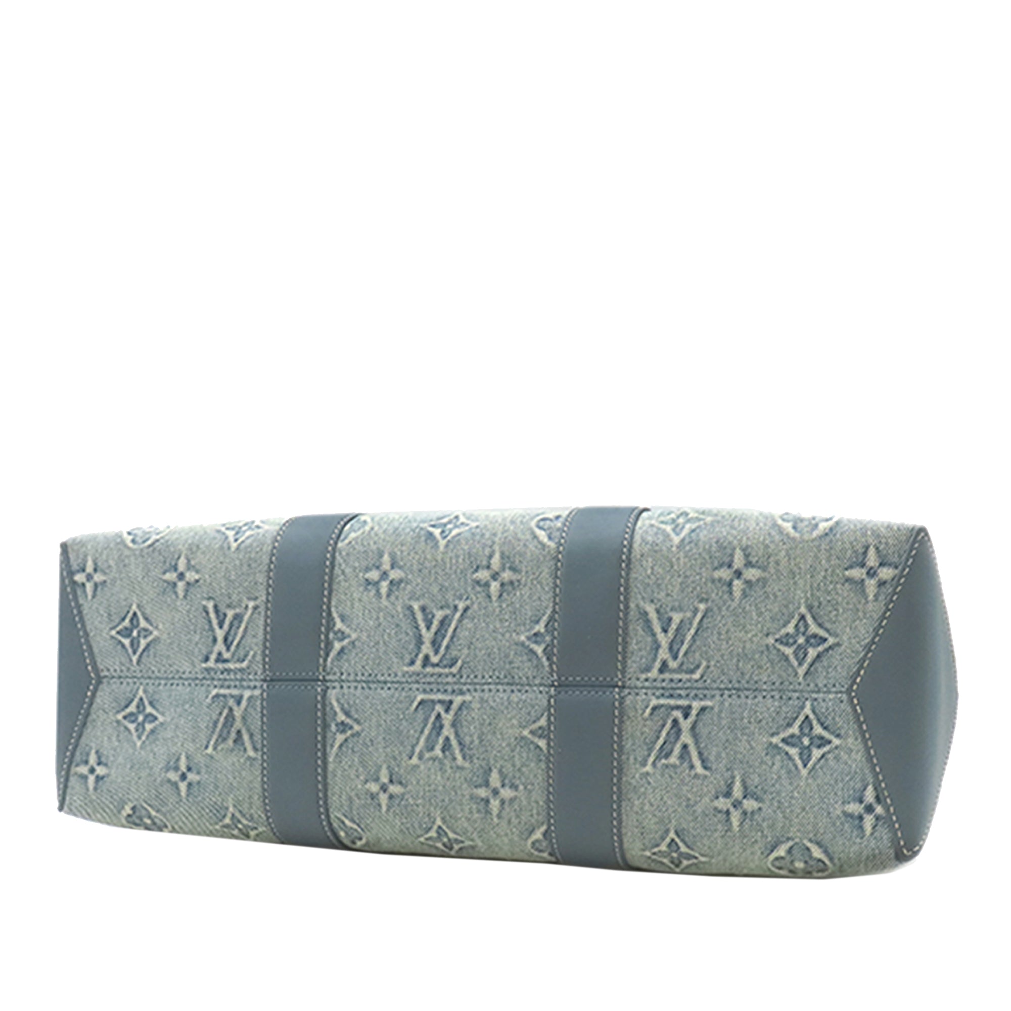 Louis Vuitton Monogram Washed Denim Weekend Tote - image 3