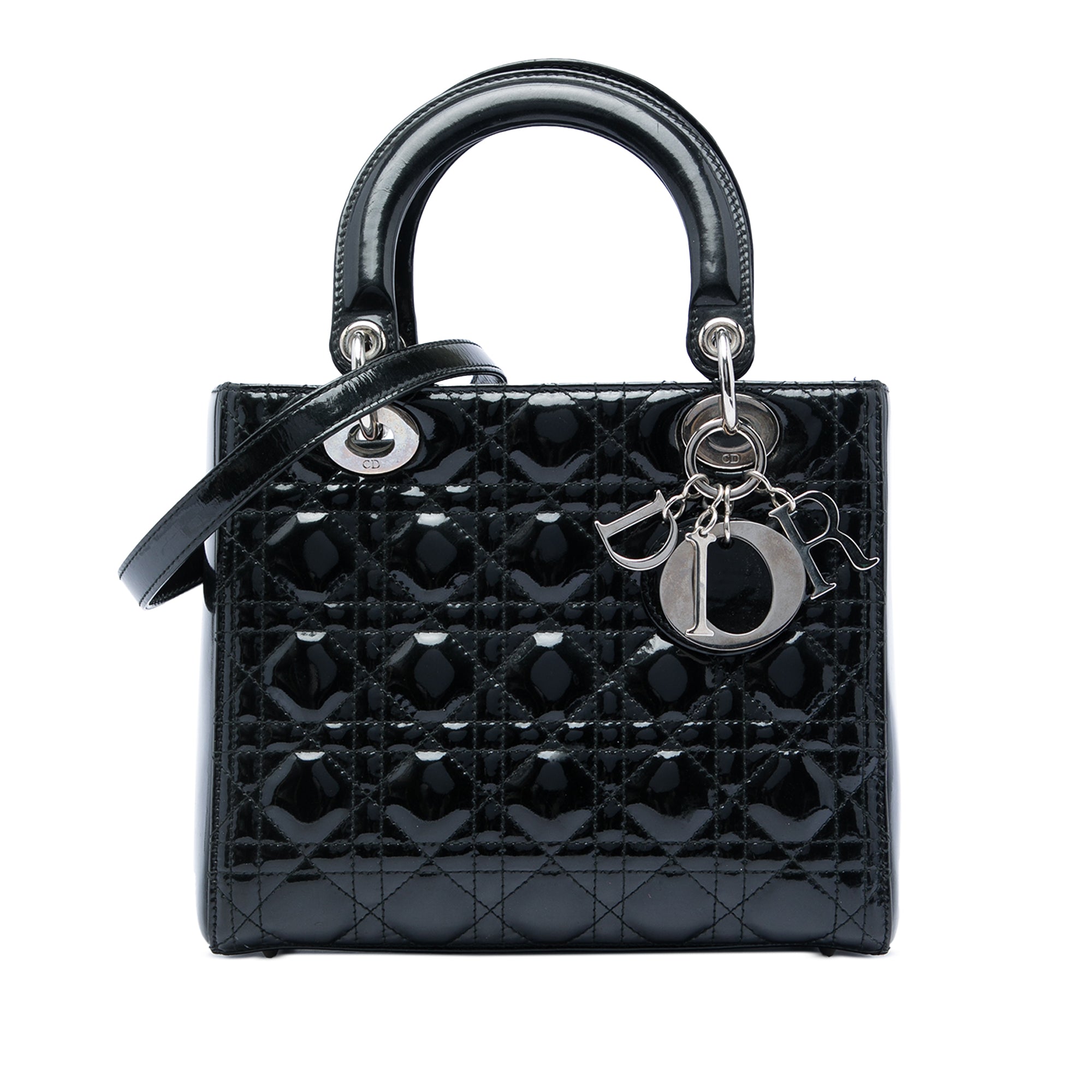 Dior Medium Patent Cannage Lady Dior - image 1
