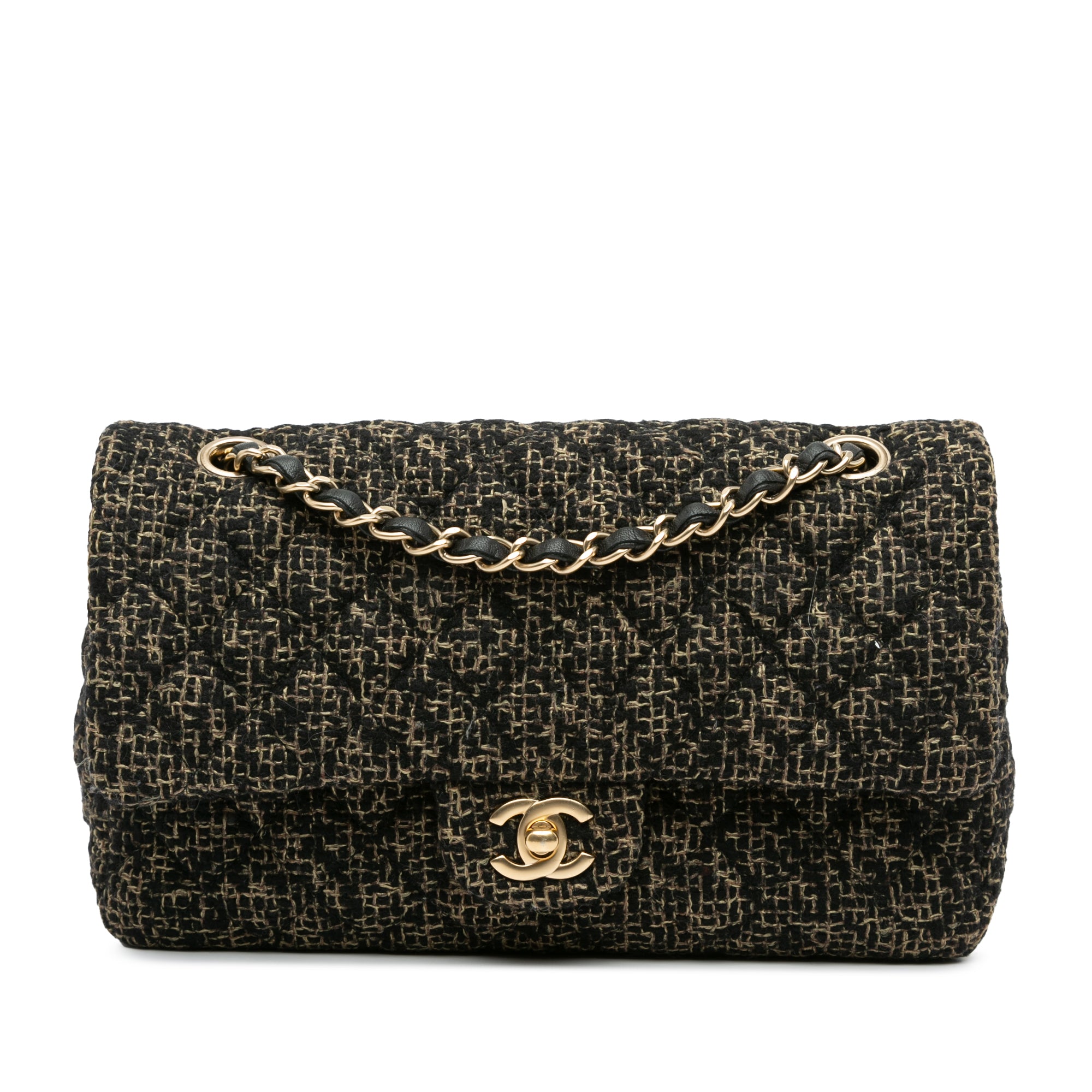 Chanel Medium Classic Tweed Double Flap - image 1