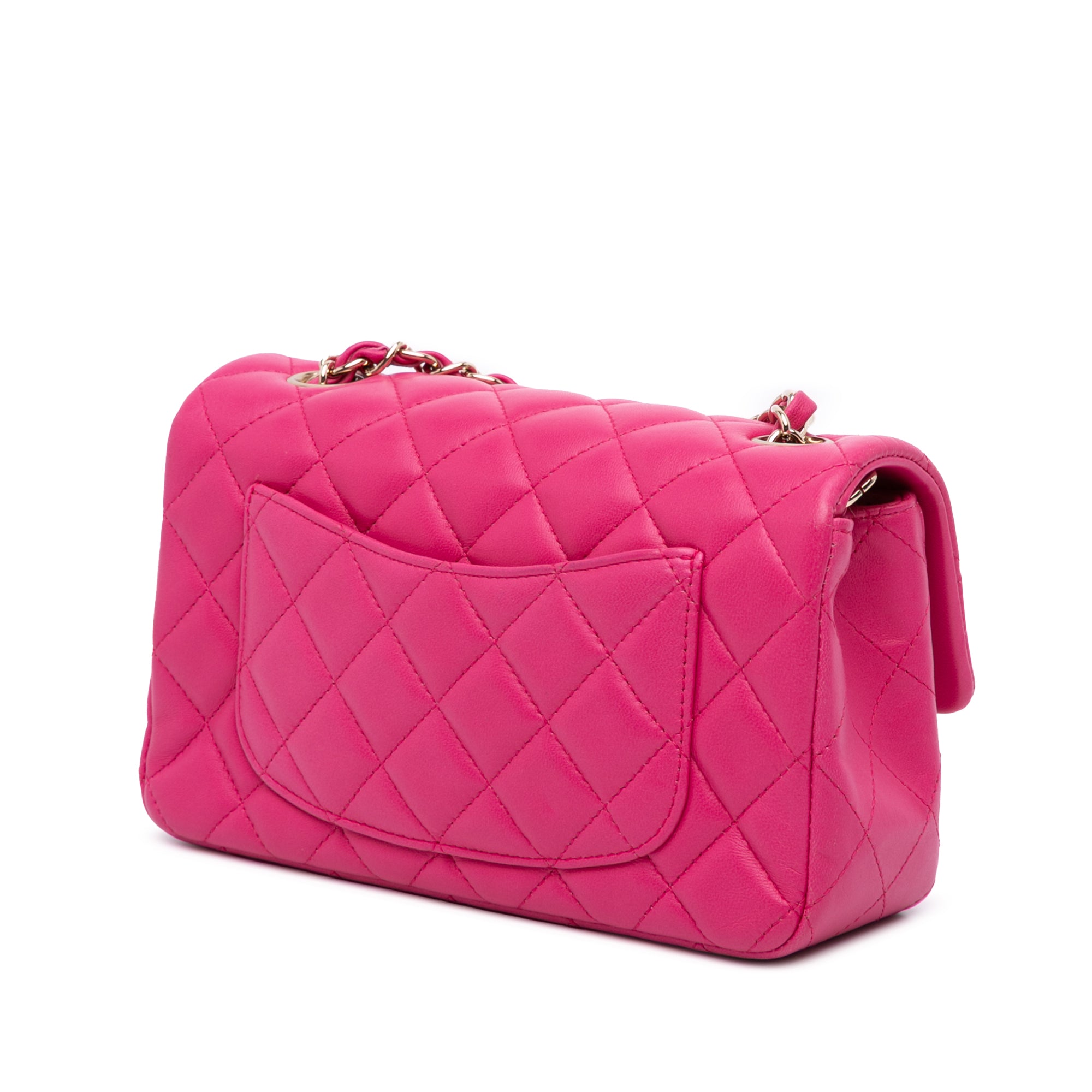 Chanel Mini Rectangular Classic Lambskin Single Flap - image 2