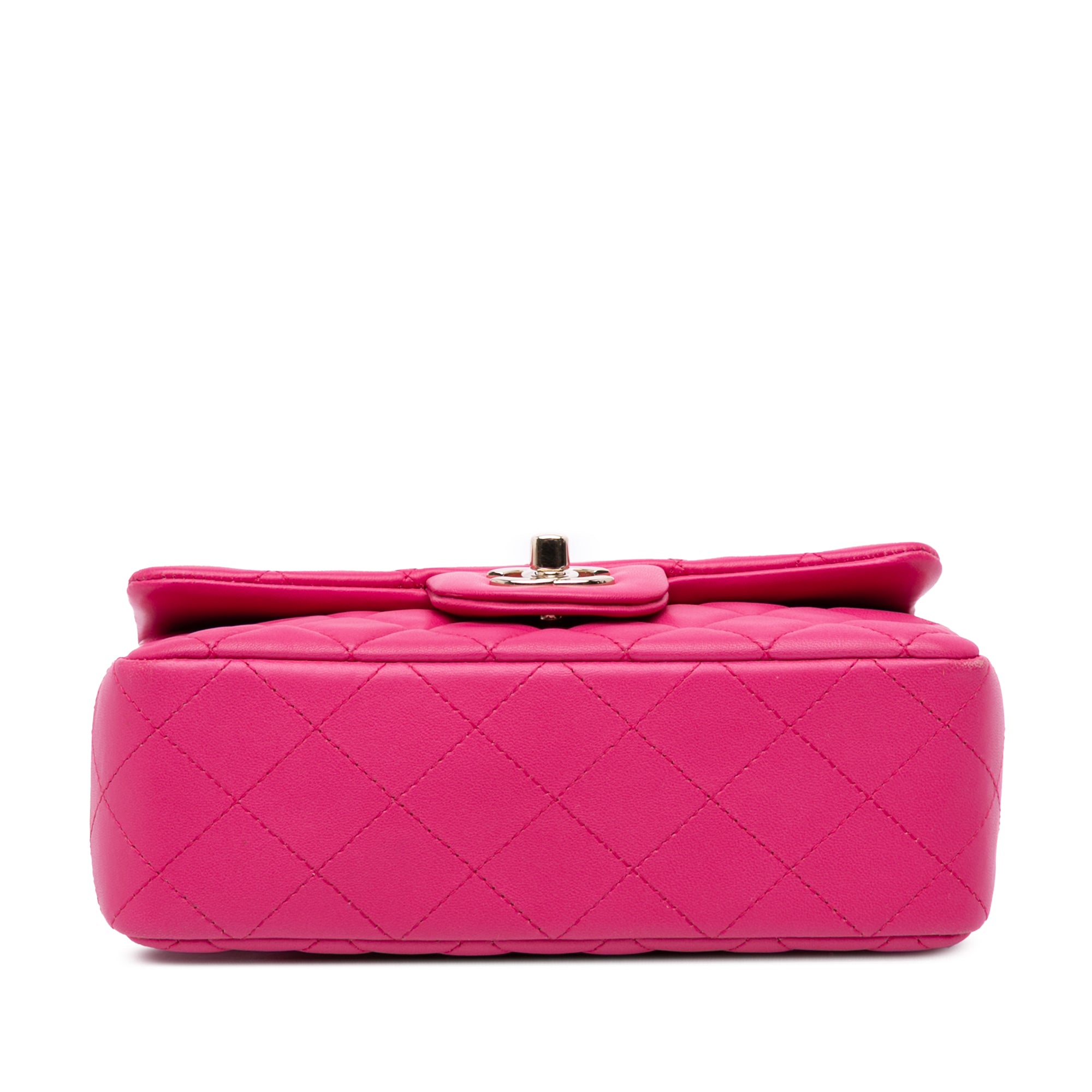 Chanel Mini Rectangular Classic Lambskin Single Flap - image 3