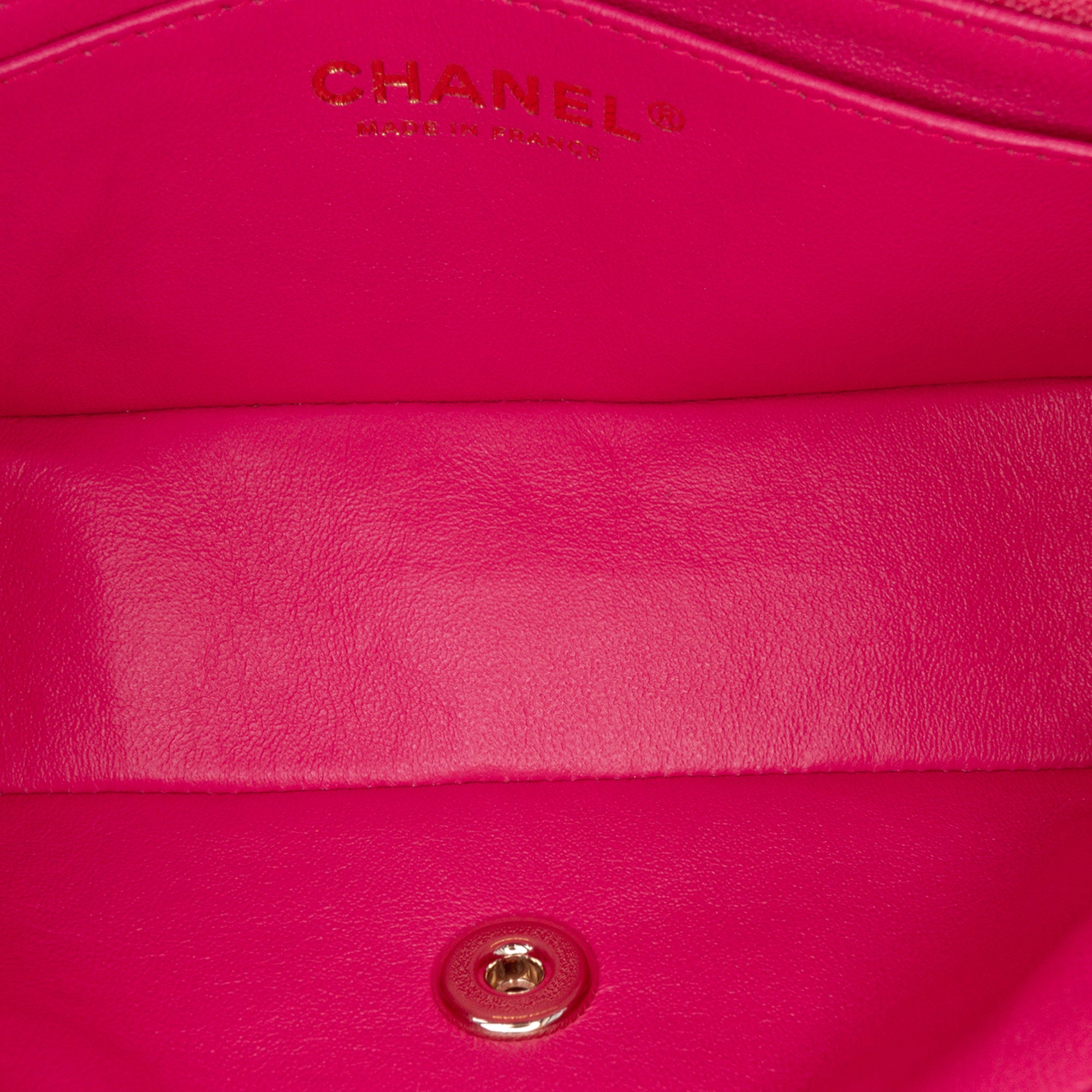 Chanel Mini Rectangular Classic Lambskin Single Flap - image 4