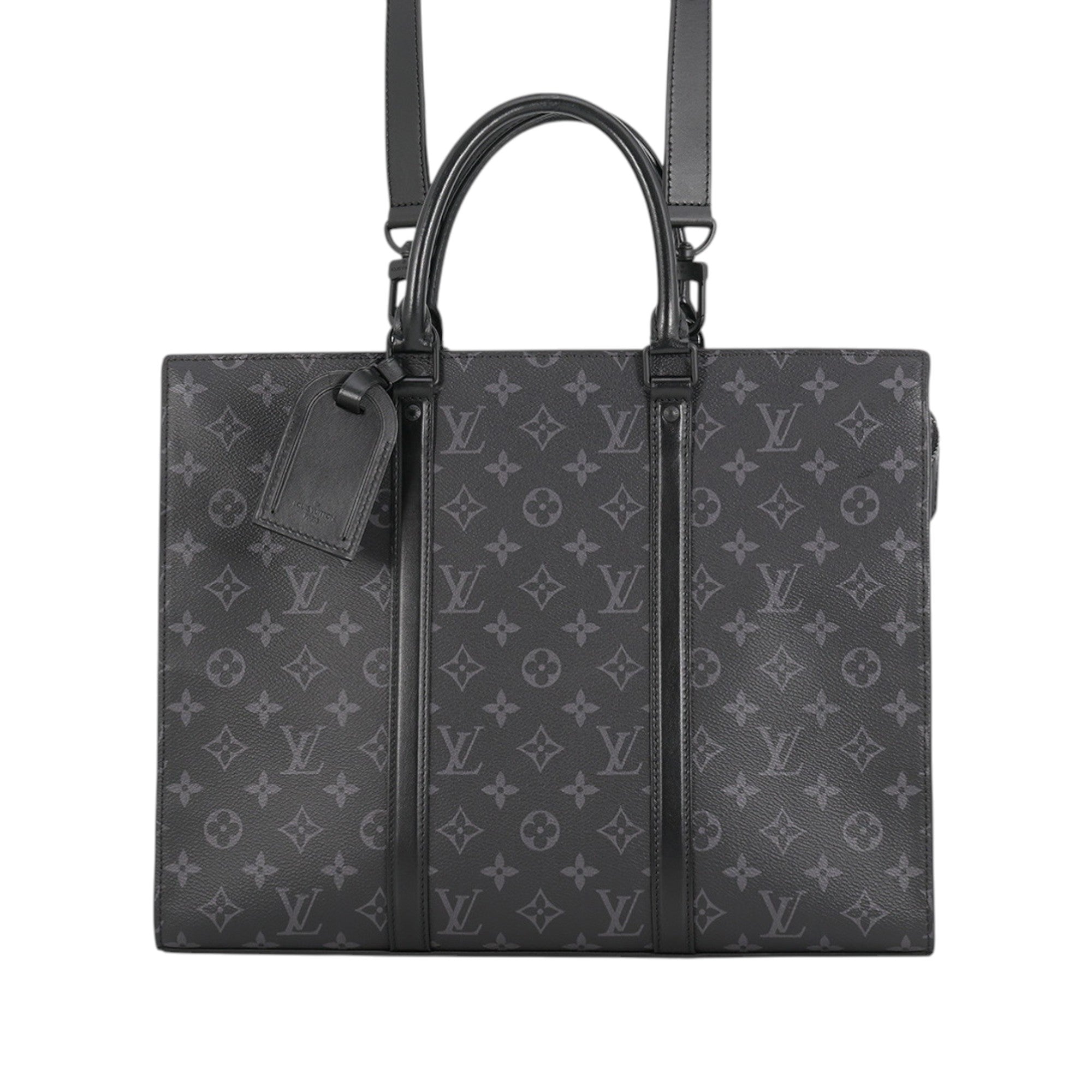 Louis Vuitton Monogram Eclipse Sac Plat Horizontal Zipper - image 1