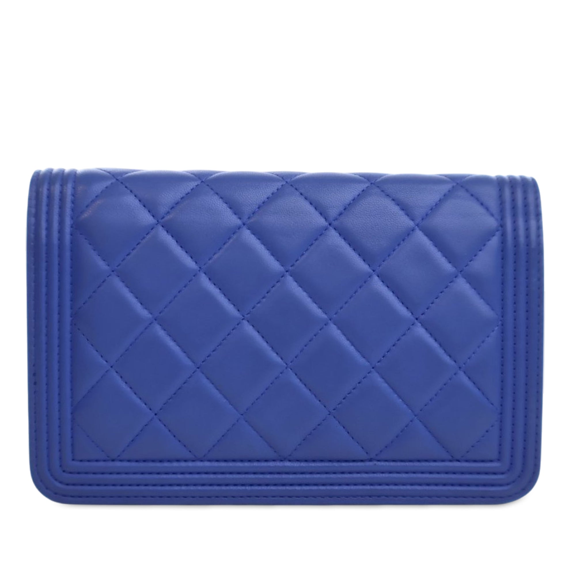 Chanel Quilted Lambskin Boy Wallet On Chain - image 3