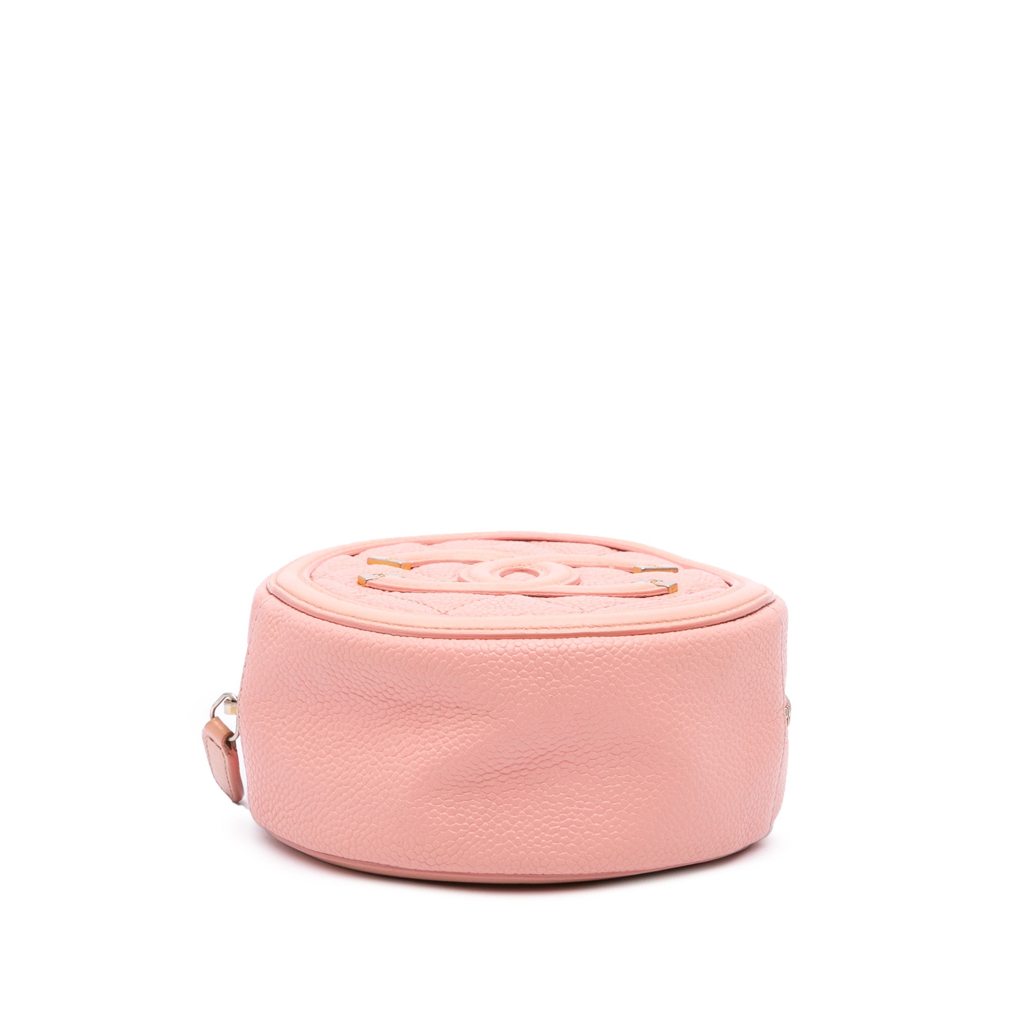 Chanel Caviar CC Filigree Round Crossbody - image 3