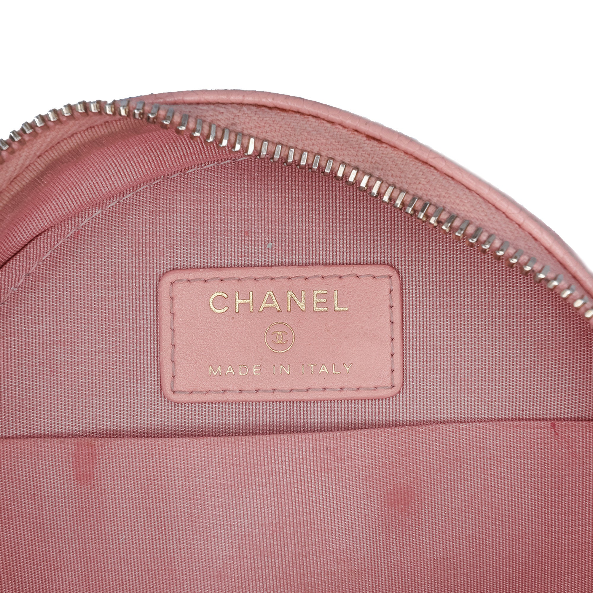 Chanel Caviar CC Filigree Round Crossbody - image 5