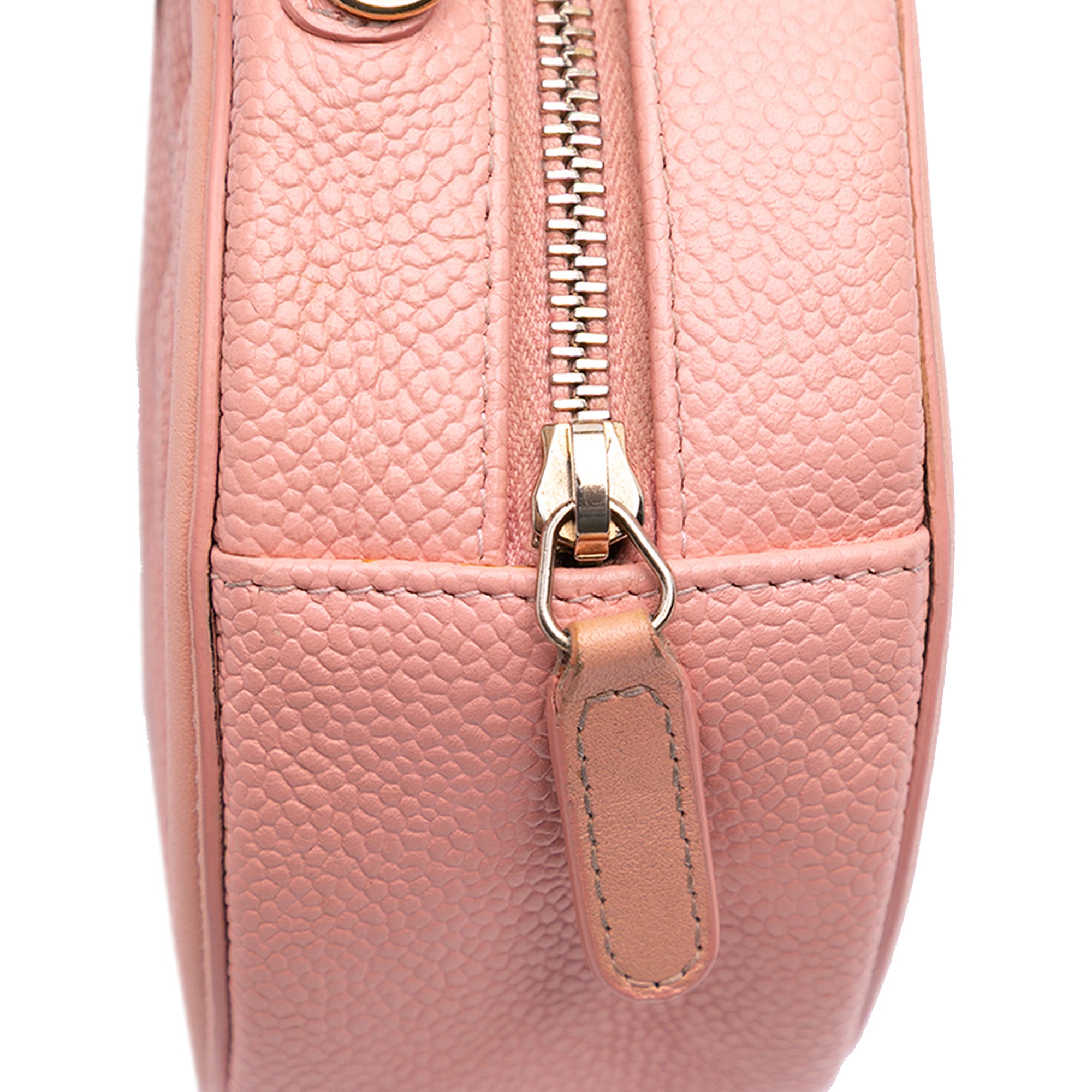 Chanel Caviar CC Filigree Round Crossbody - image 7