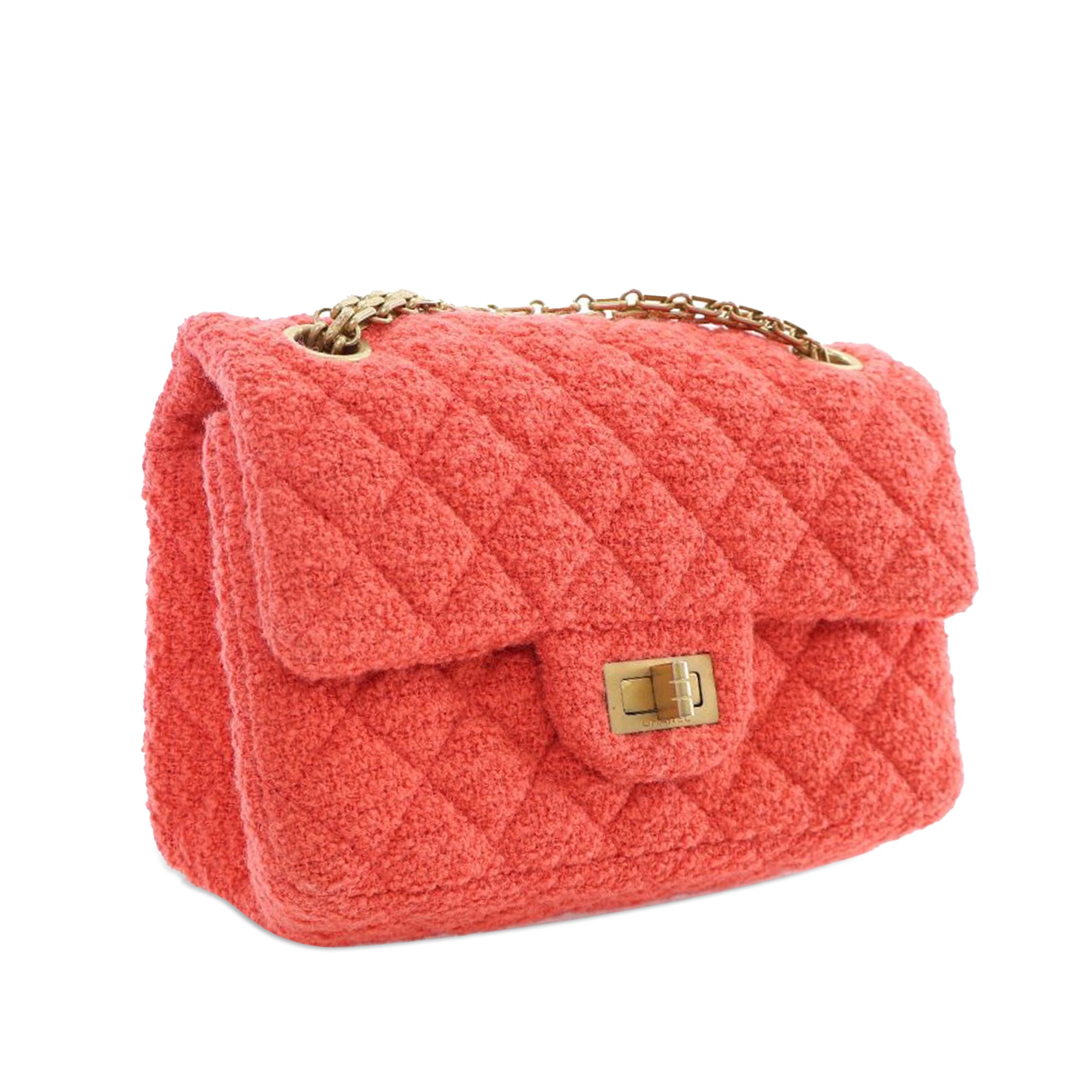 Chanel Mini Reissue 2.55 Tweed Single Flap 224 - image 2