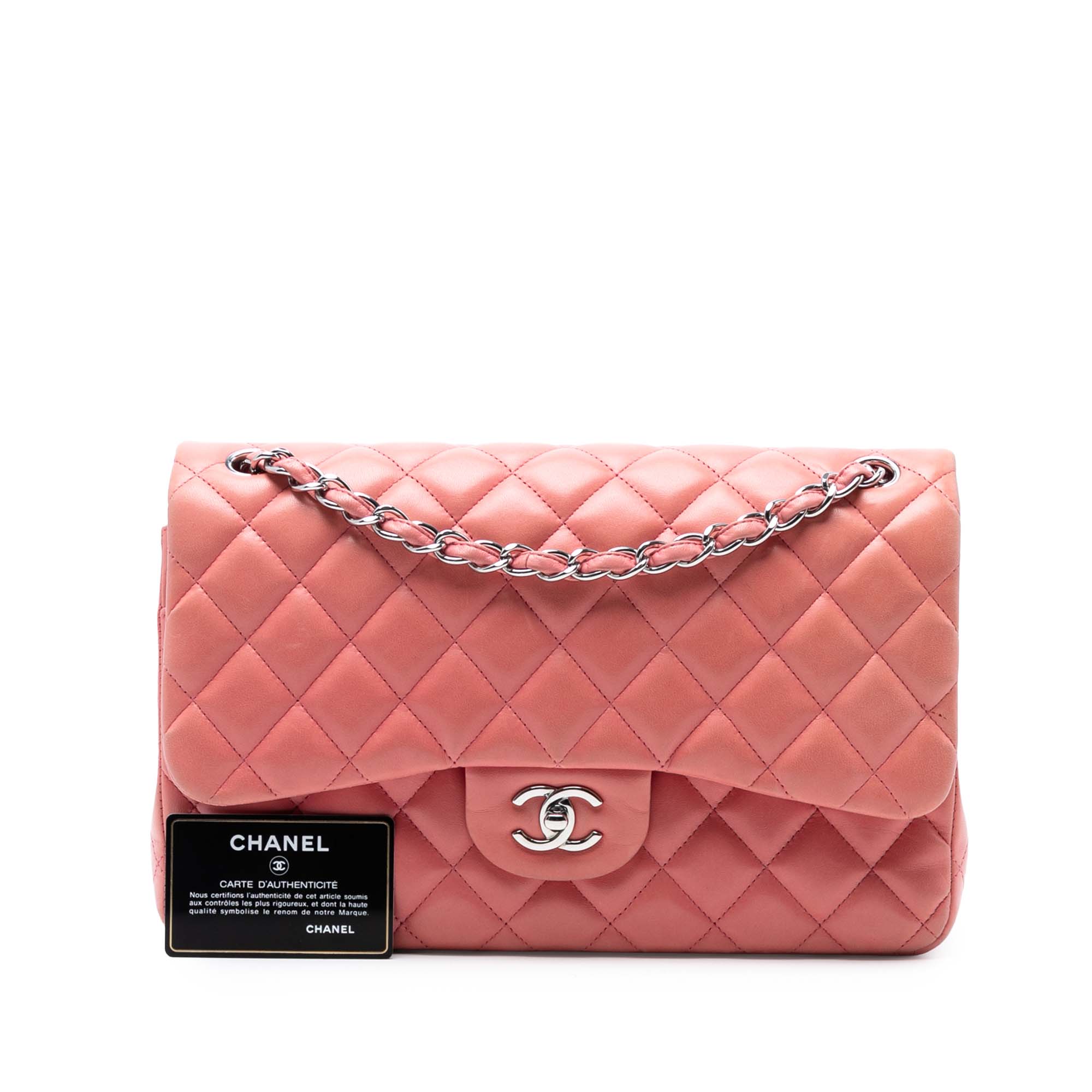 Chanel Jumbo Classic Lambskin Double Flap - image 8