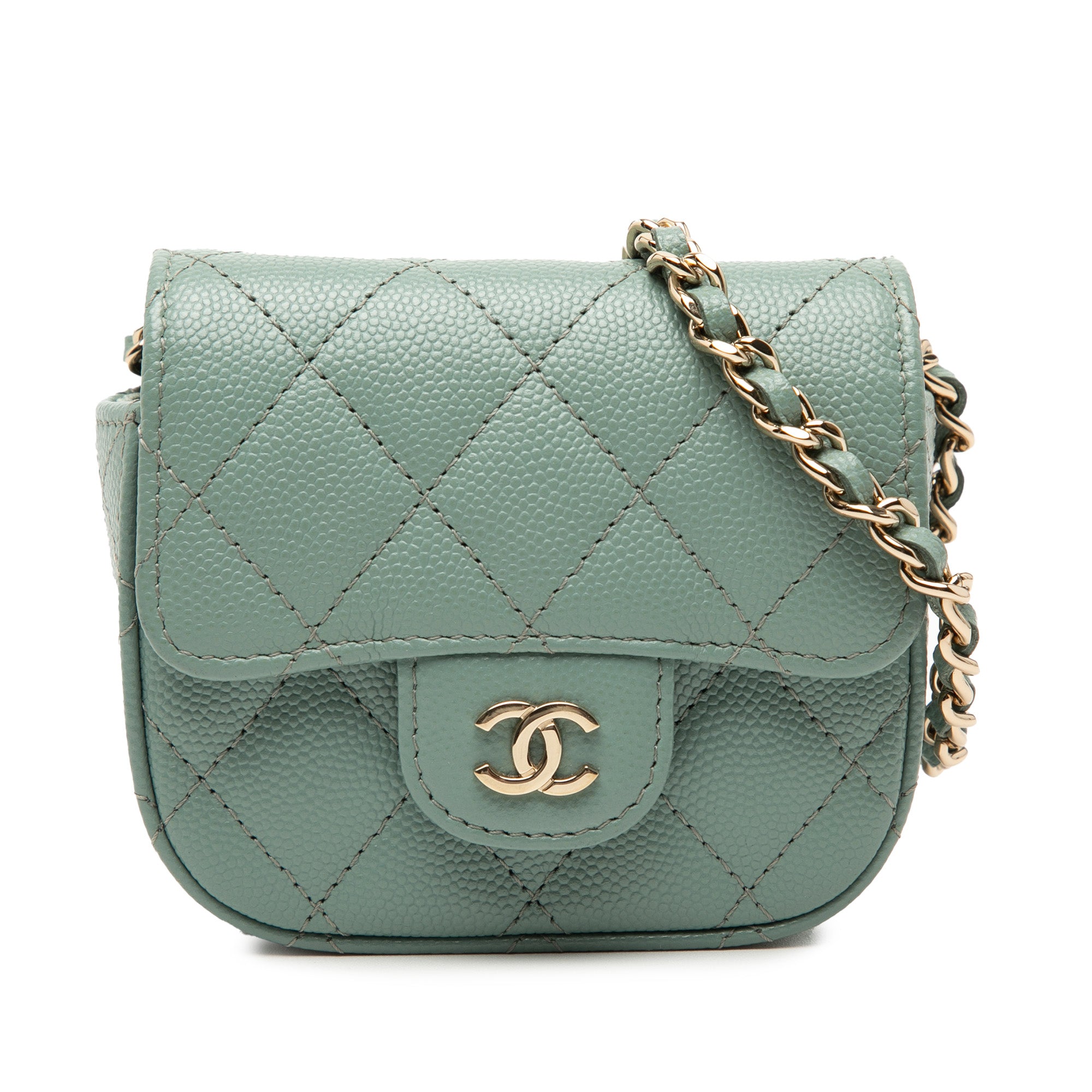 Chanel Micro Mini Classic Caviar Single Flap - image 1