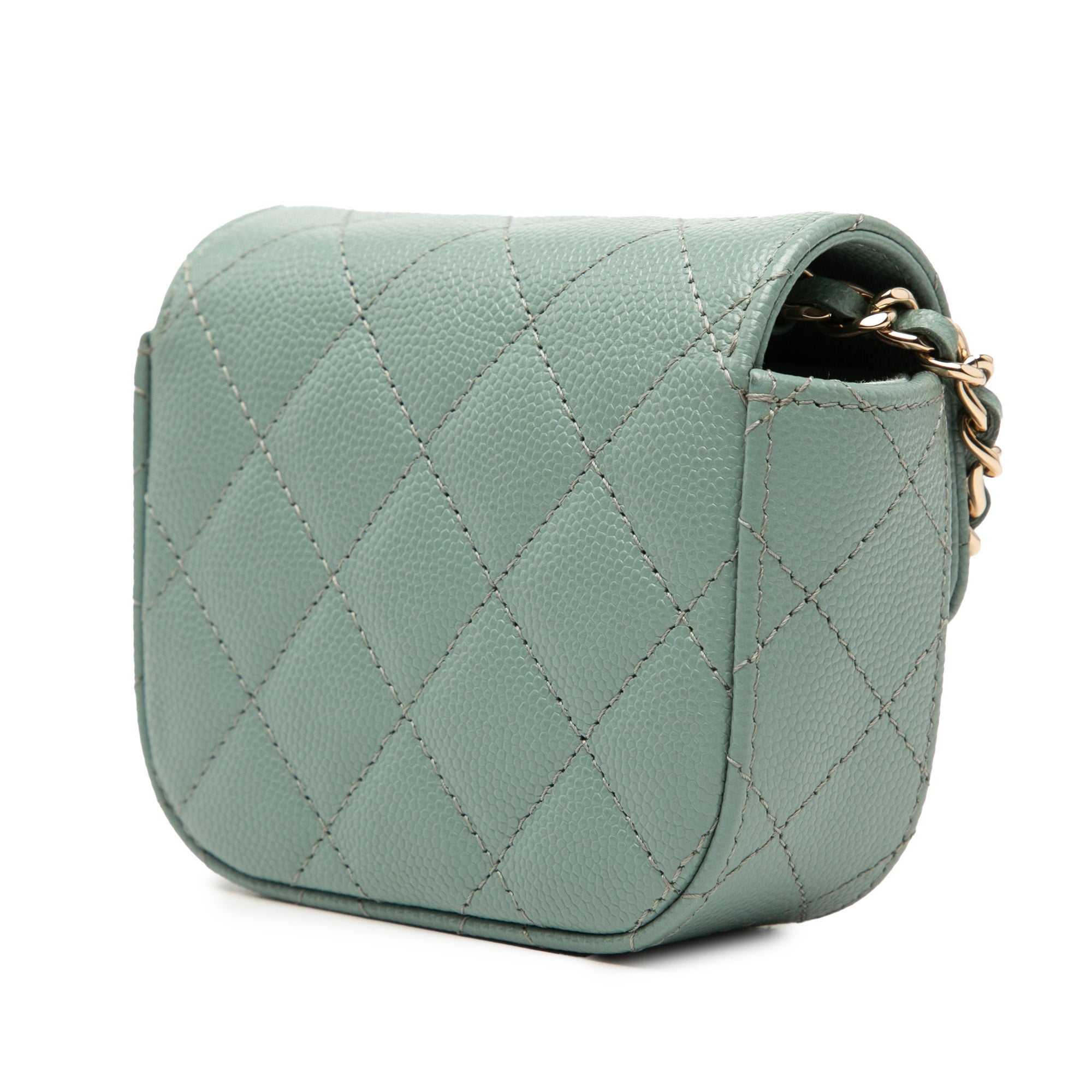 Chanel Micro Mini Classic Caviar Single Flap - image 2