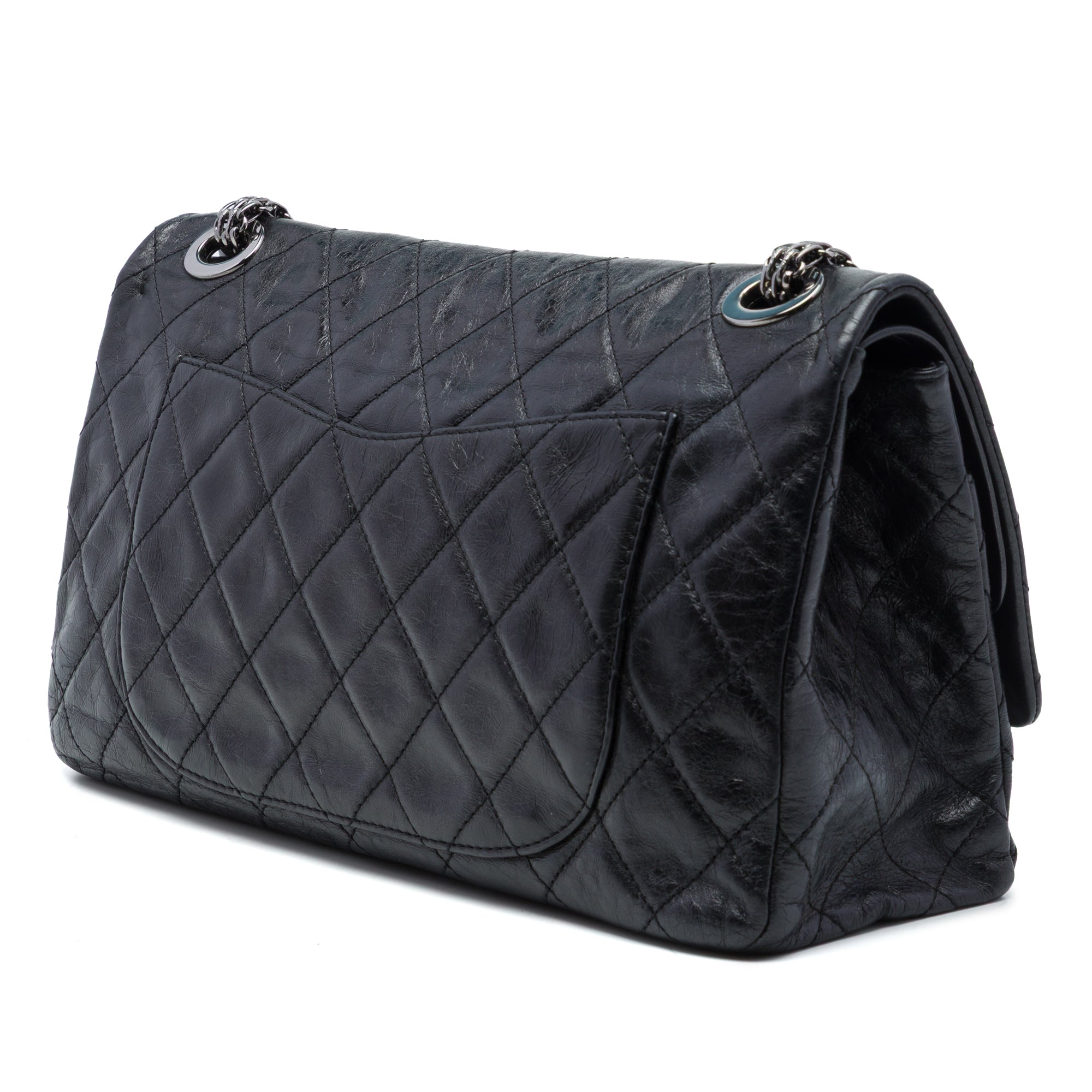Chanel Quilted Aged Calfskin Reissue 2.55 Double Flap 227 - image 2