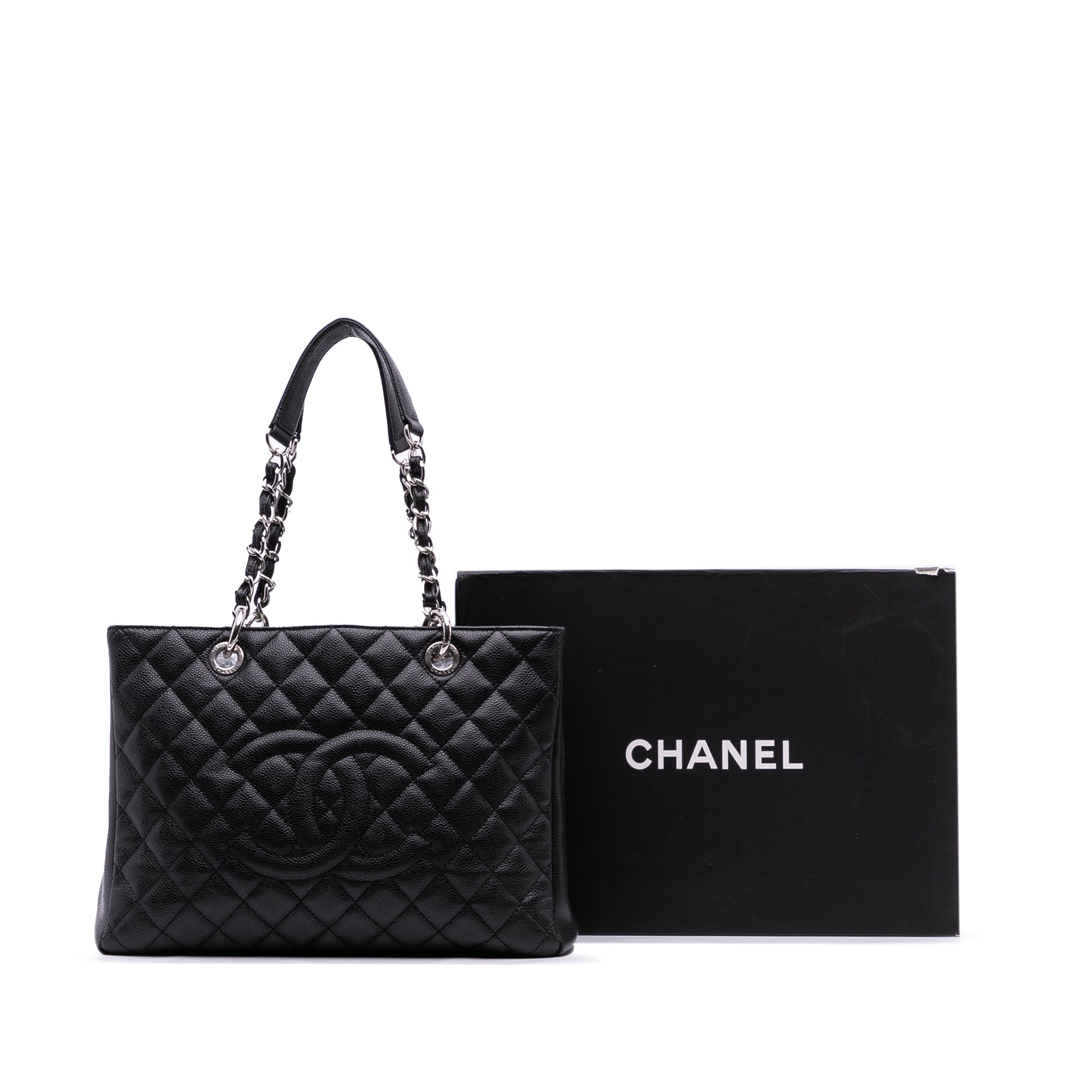 Chanel Caviar Grand Shopping Tote - image 10