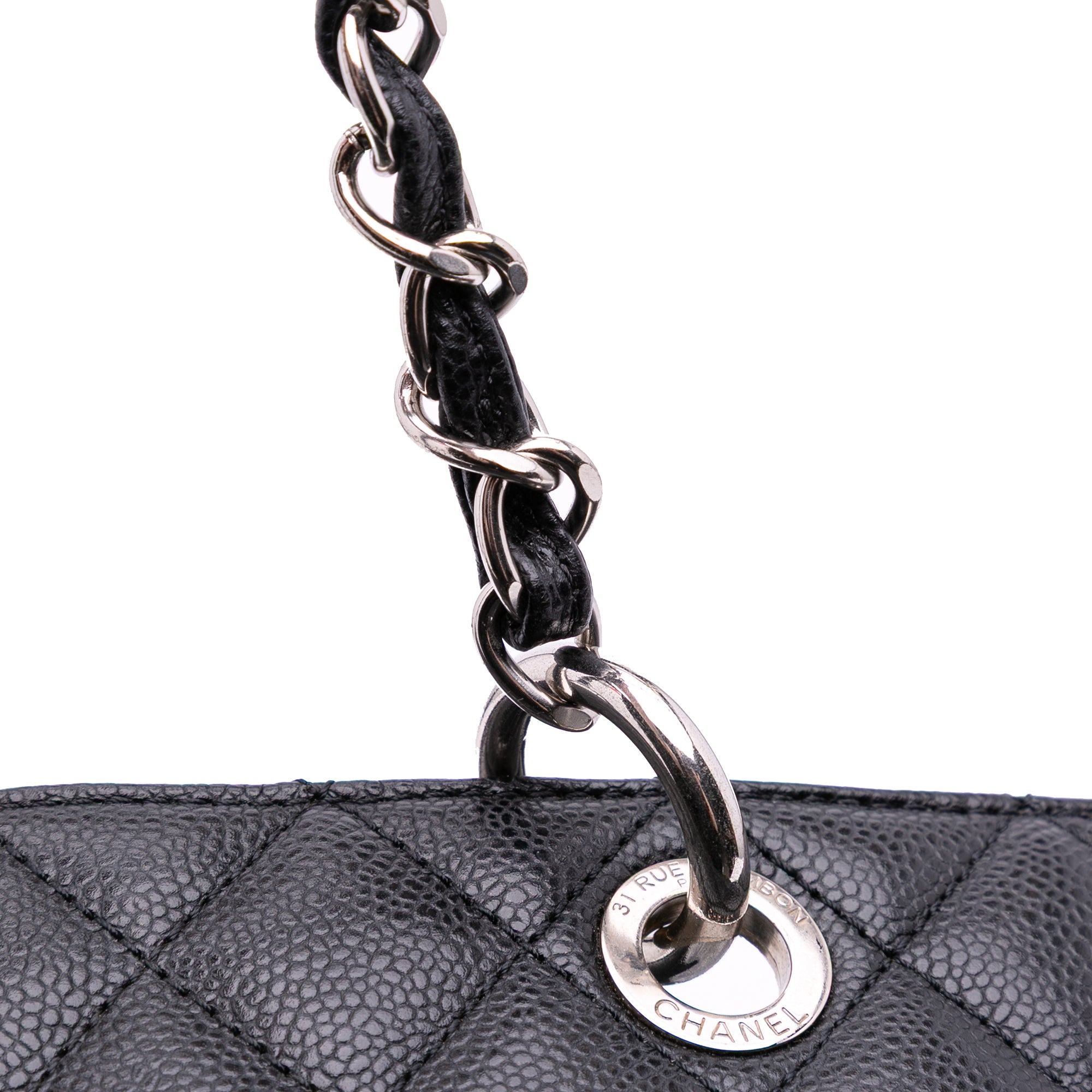 Chanel Caviar Grand Shopping Tote - image 8