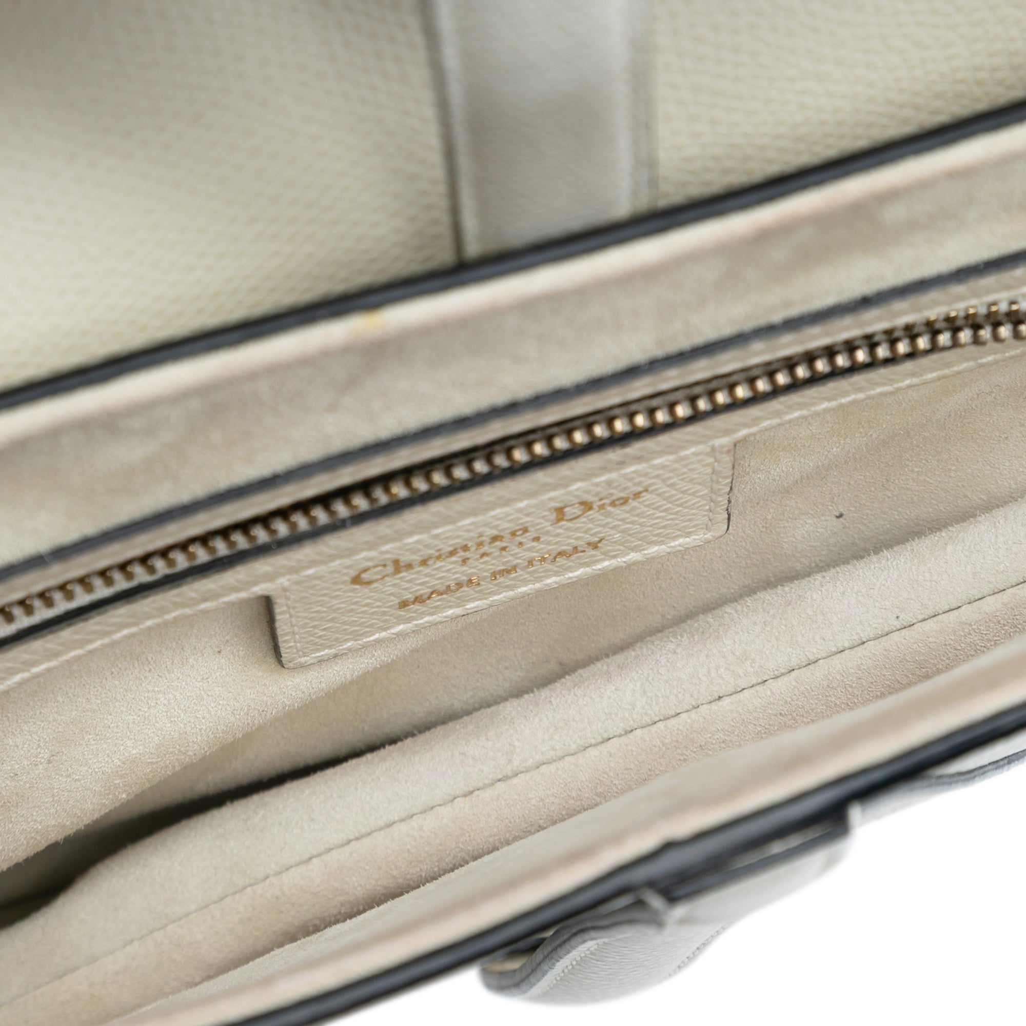 Dior Grained Calfskin Saddle Bag - image 4