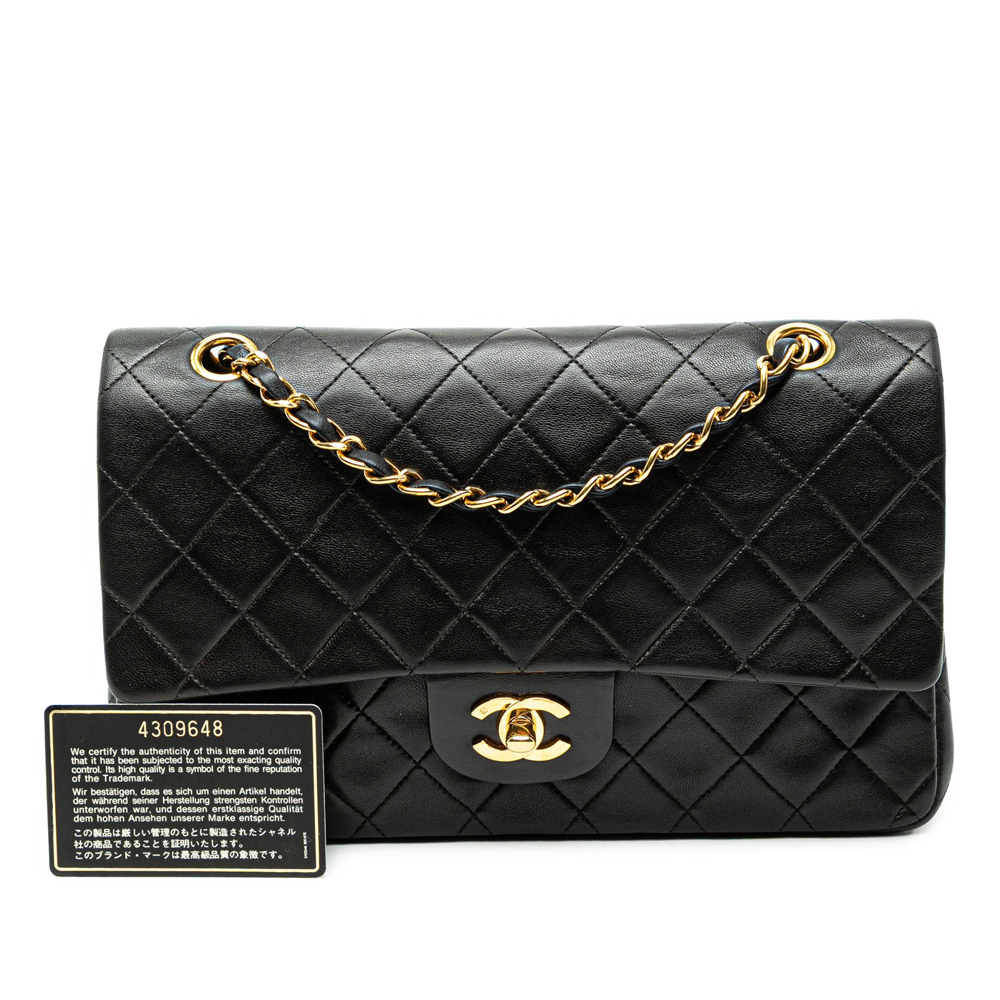 Chanel Medium Classic Lambskin Double Flap - image 8