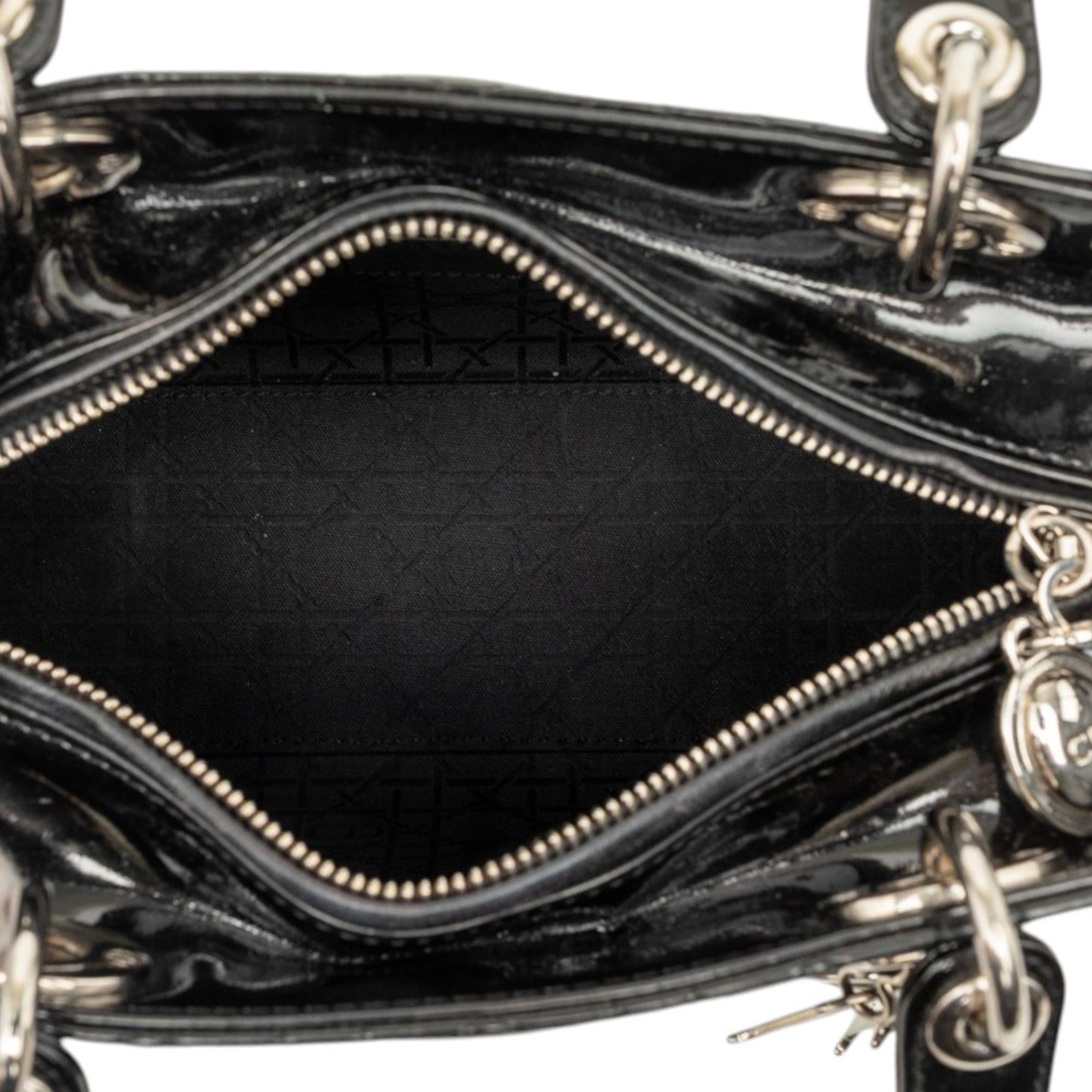 Dior Medium Patent Cannage Lady Dior - image 4