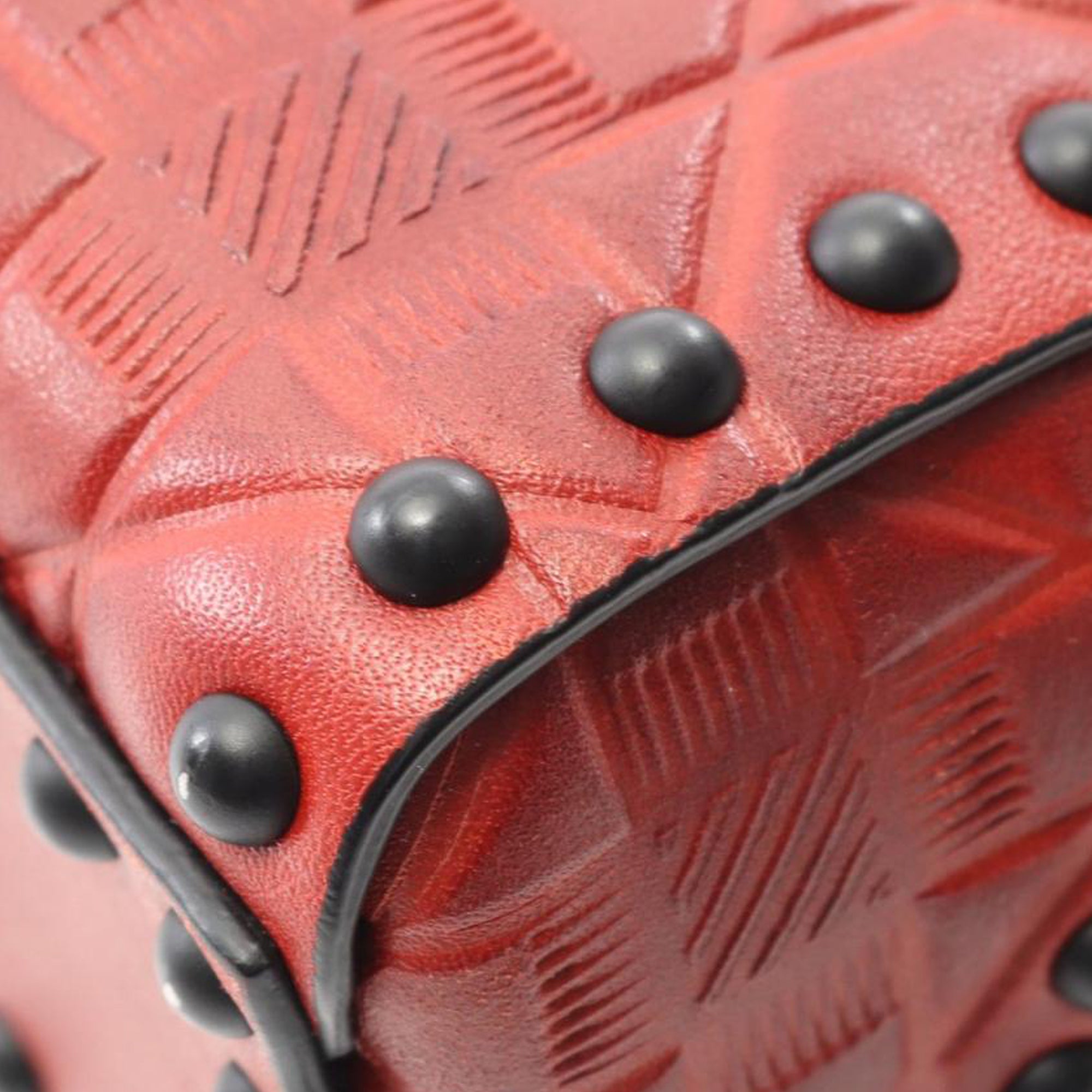 Dior Mini Embossed Calfskin Cannage Studded Flower Lady Dior - image 7