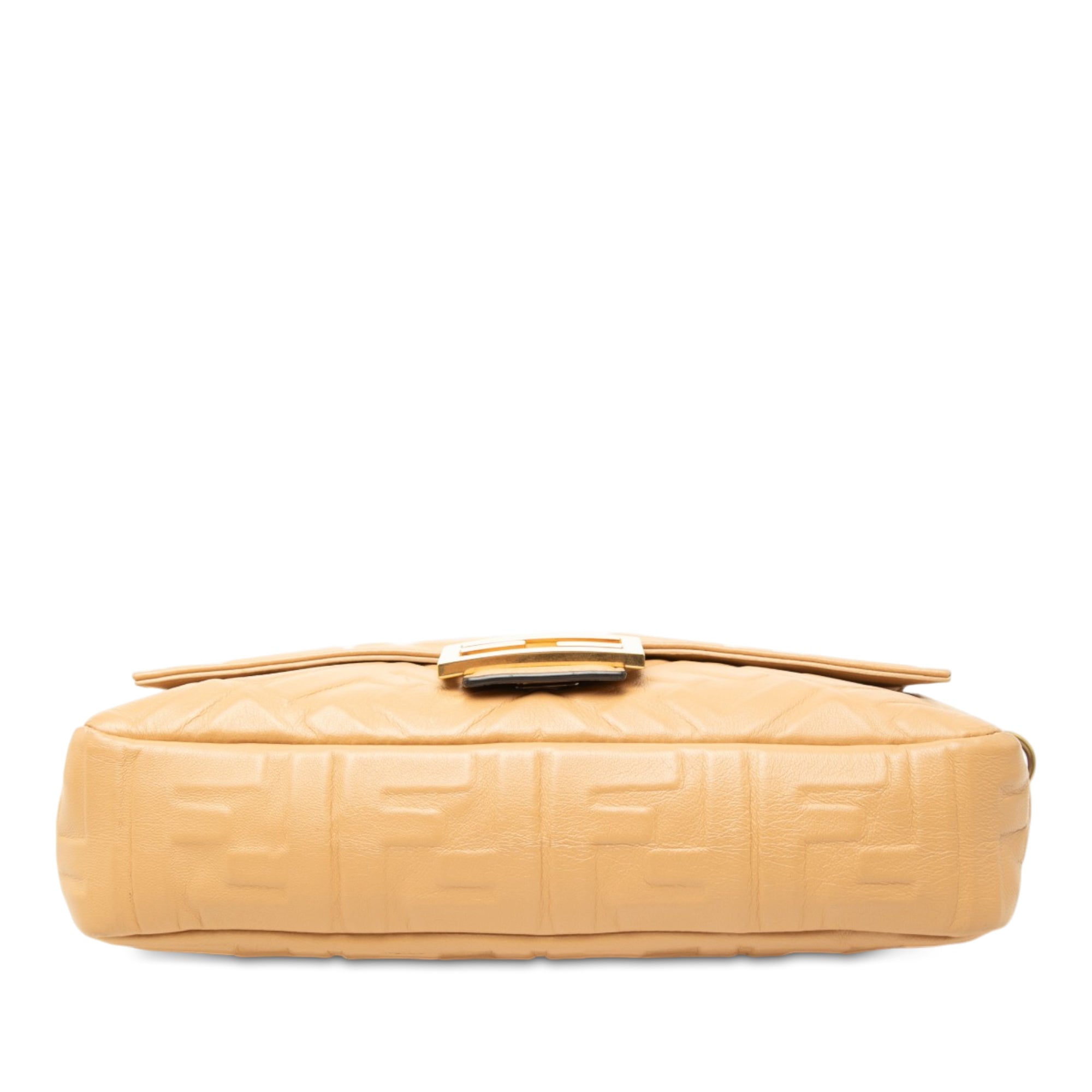 Fendi Zucca Embossed Leather Baguette Satchel - image 3
