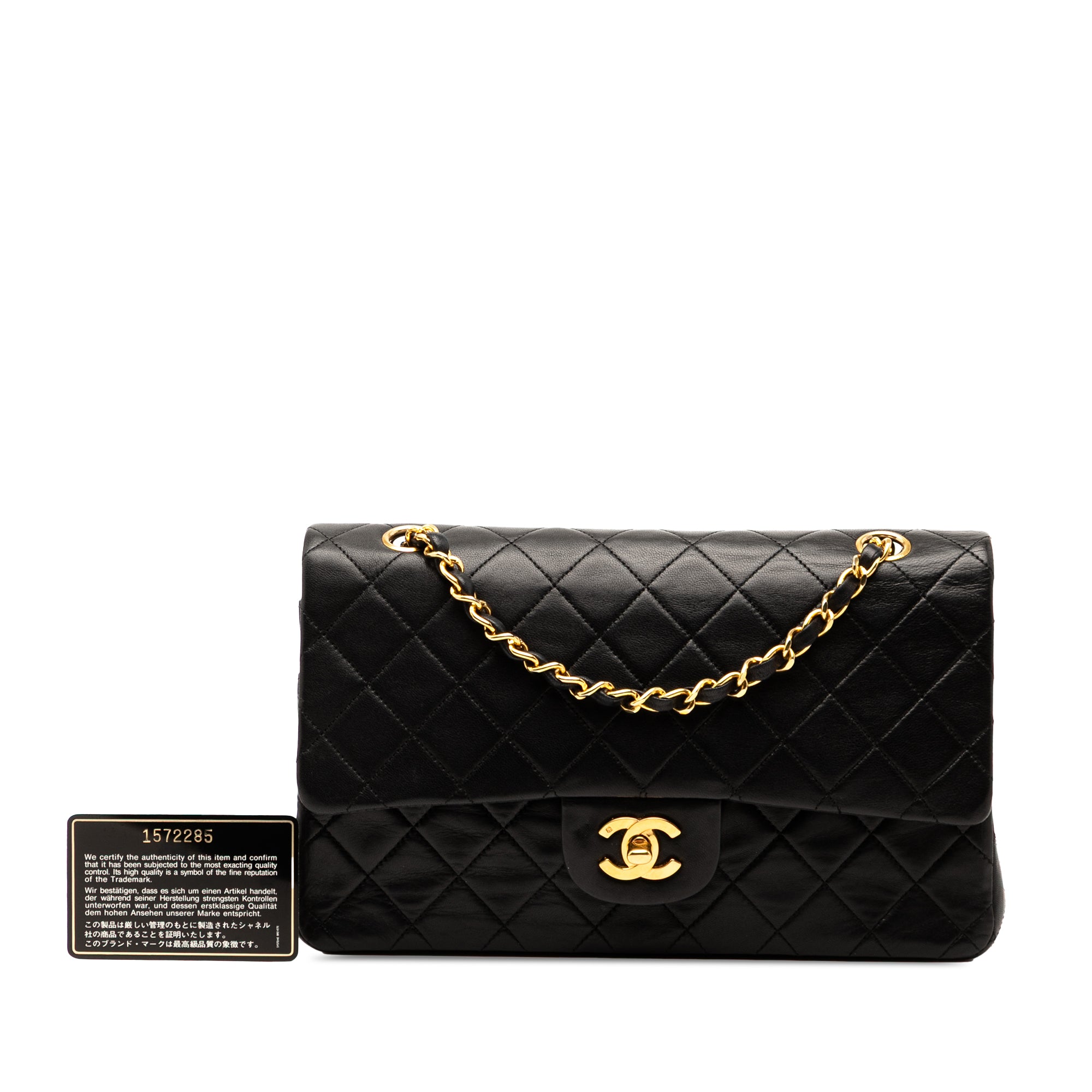 Chanel Medium Classic Lambskin Double Flap - image 9
