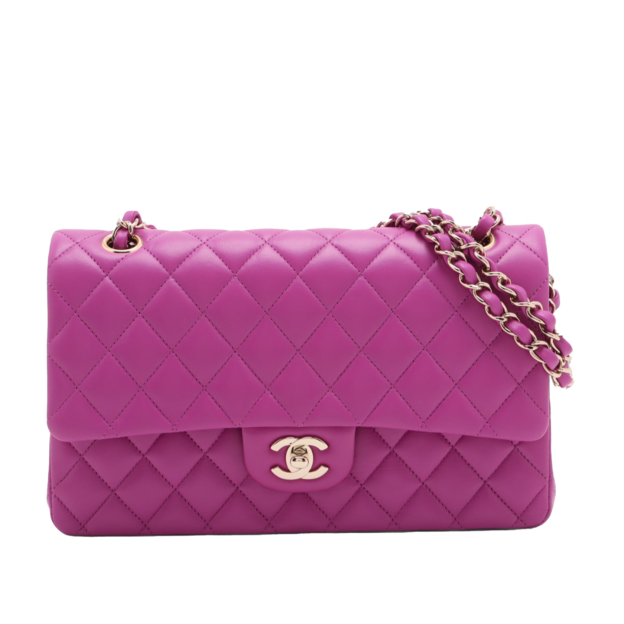 Chanel Medium Classic Lambskin Double Flap - image 1
