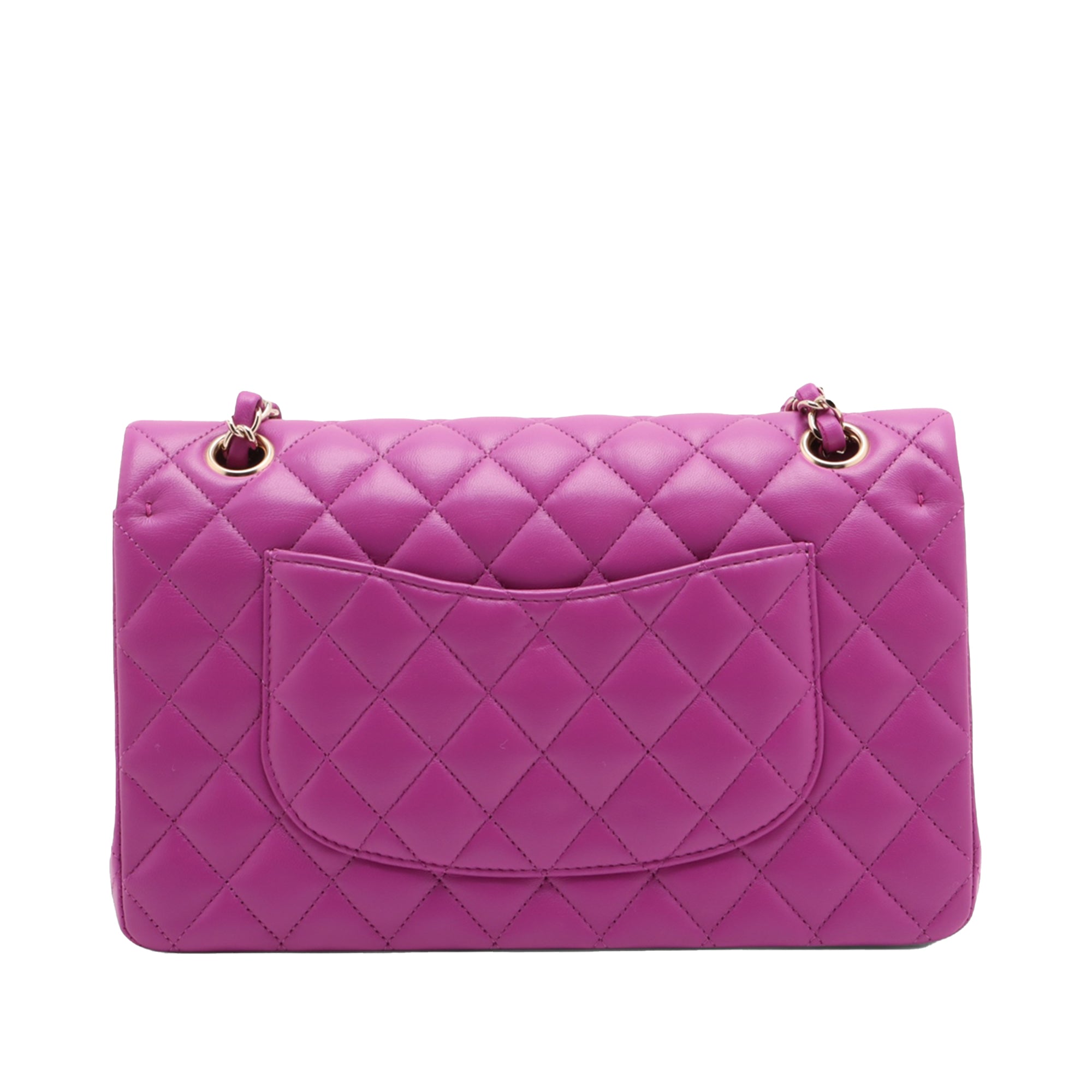 Chanel Medium Classic Lambskin Double Flap - image 2