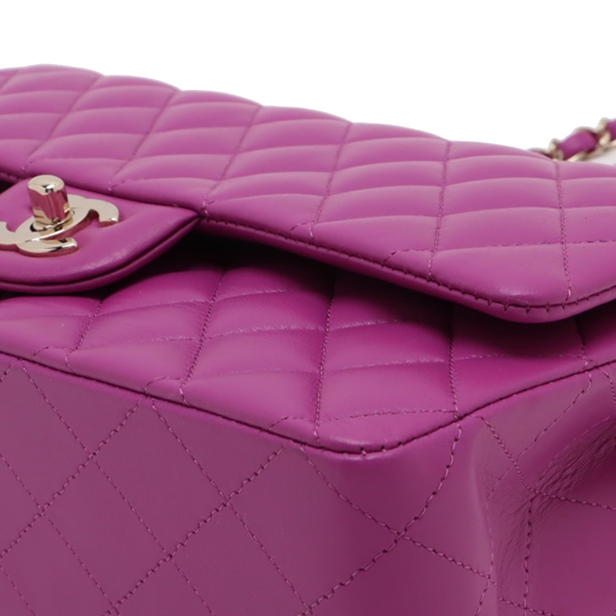 Chanel Medium Classic Lambskin Double Flap - image 7