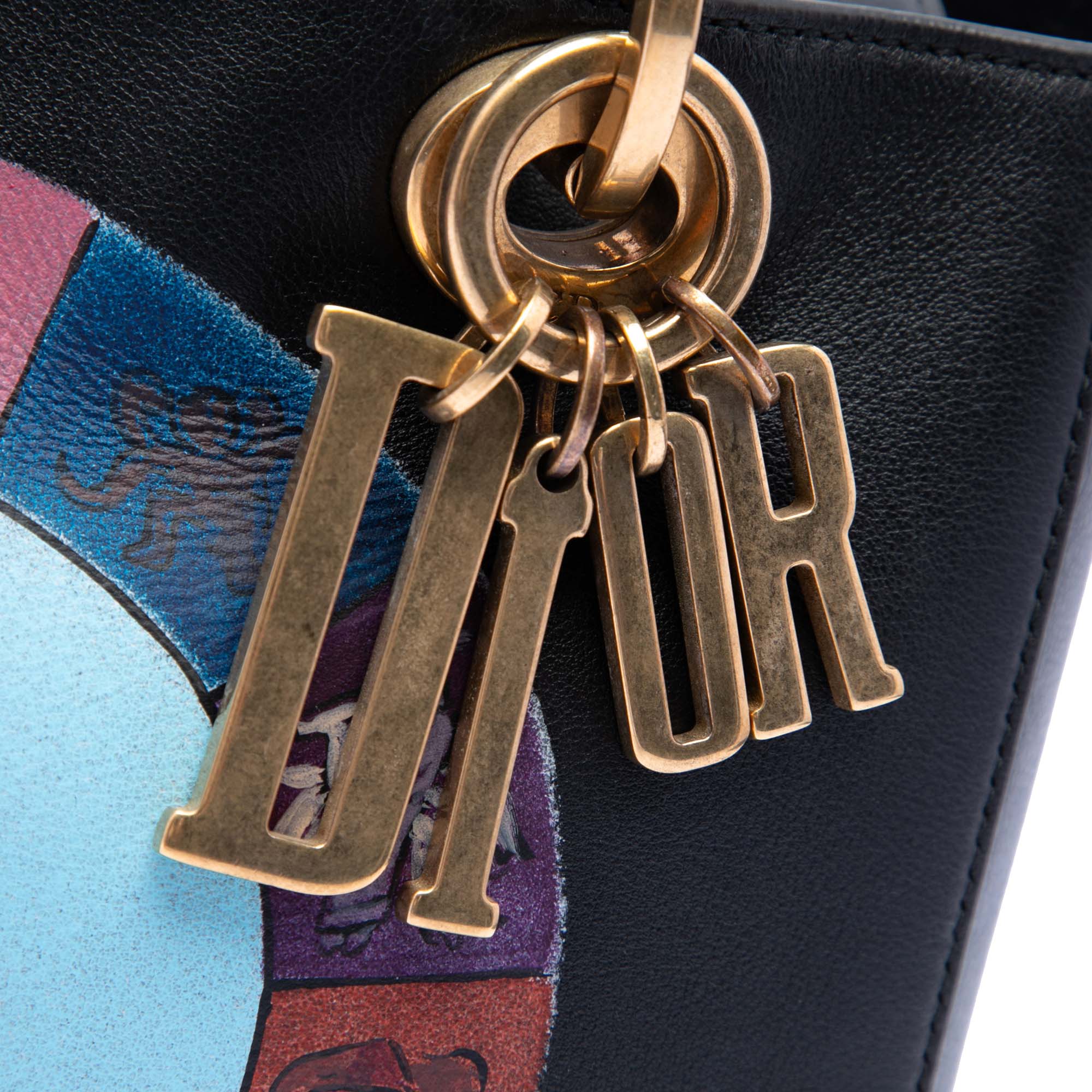 Dior Medium Calfskin Wheel of Fortune Tarot Lady Dior - image 5