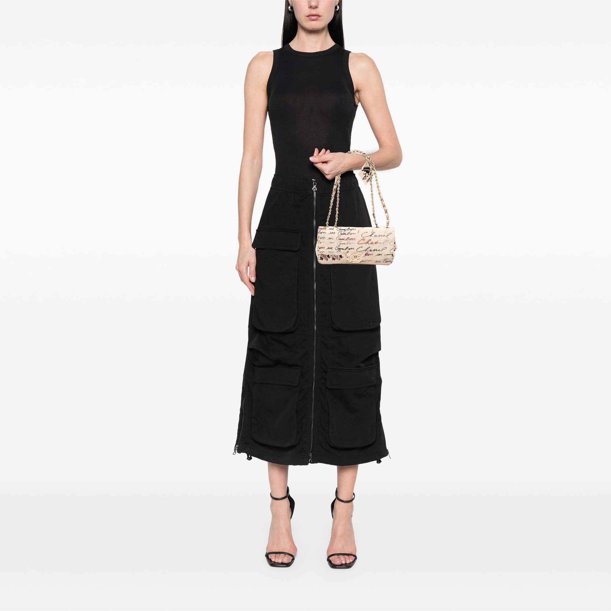Chanel Small Quilted Nylon Printed Rue Cambon Flap - image 13