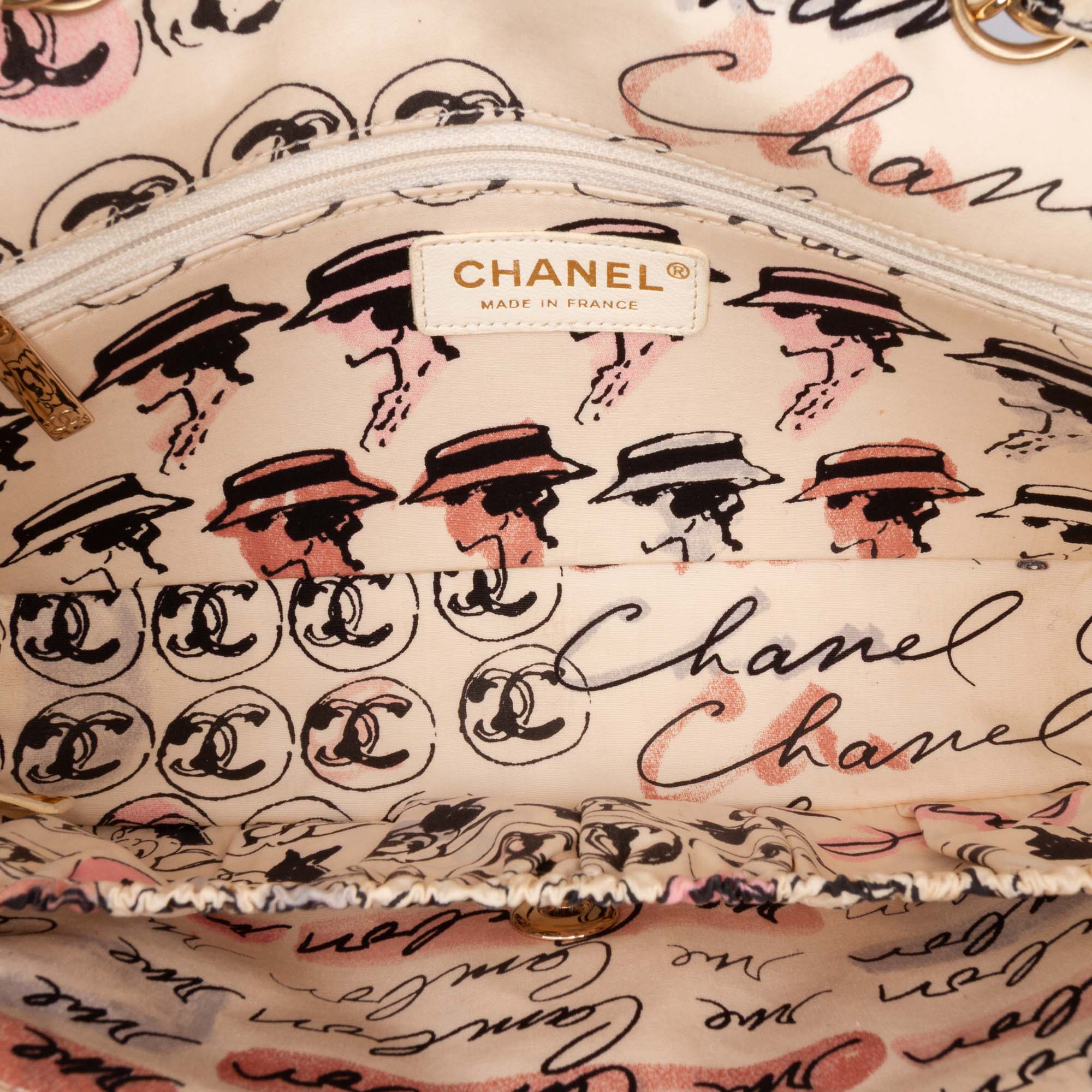 Chanel Small Quilted Nylon Printed Rue Cambon Flap - image 4
