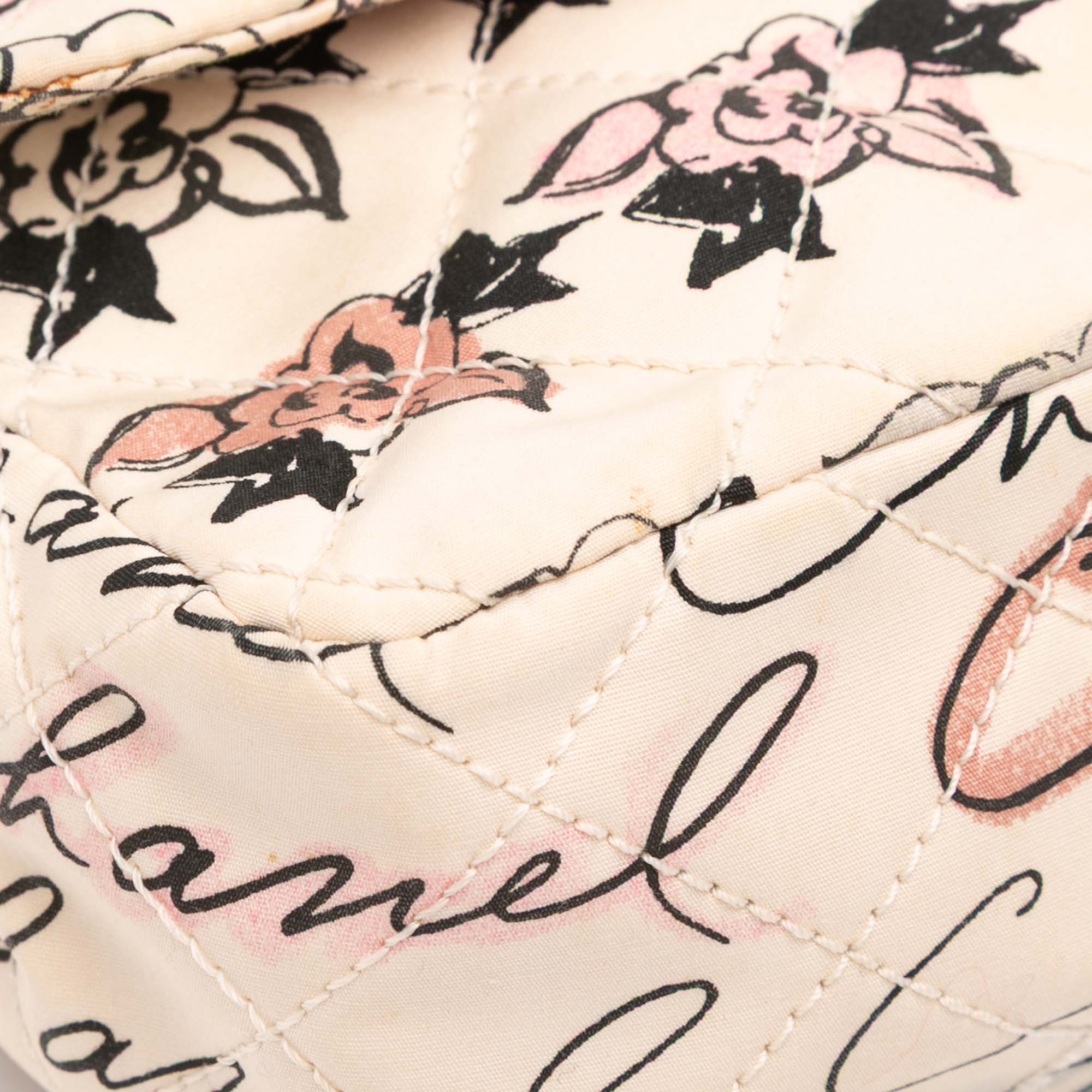 Chanel Small Quilted Nylon Printed Rue Cambon Flap - image 8