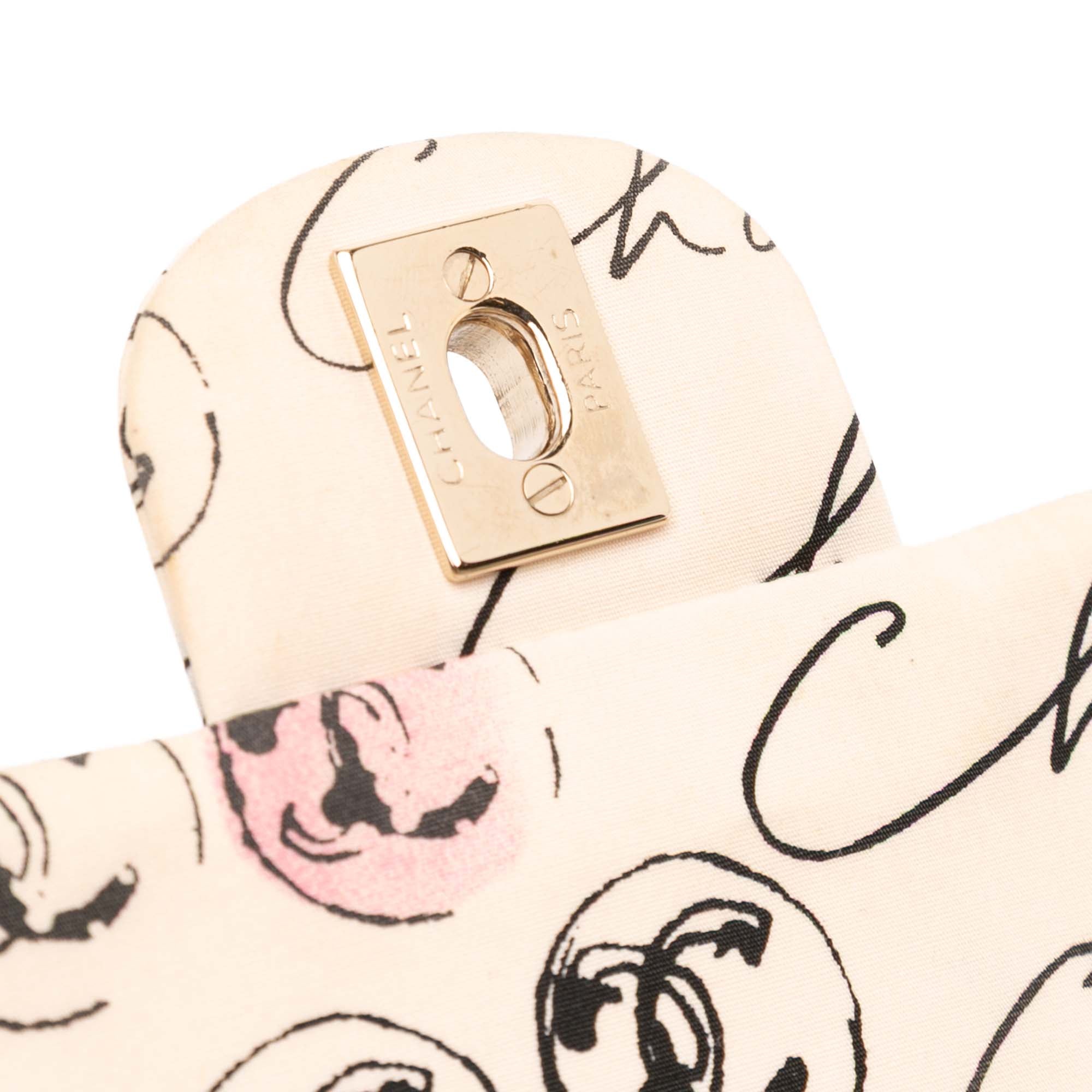 Chanel Small Quilted Nylon Printed Rue Cambon Flap - image 9