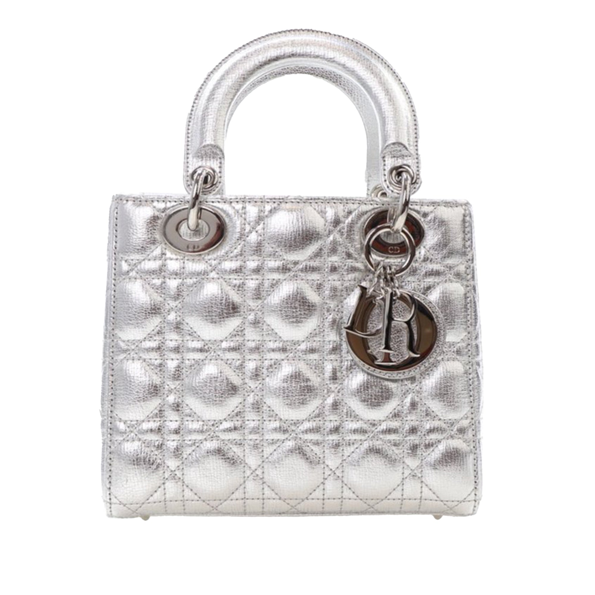 Dior Small Metallic Grained Calfskin Cannage My ABCDior Lady Dior - image 1