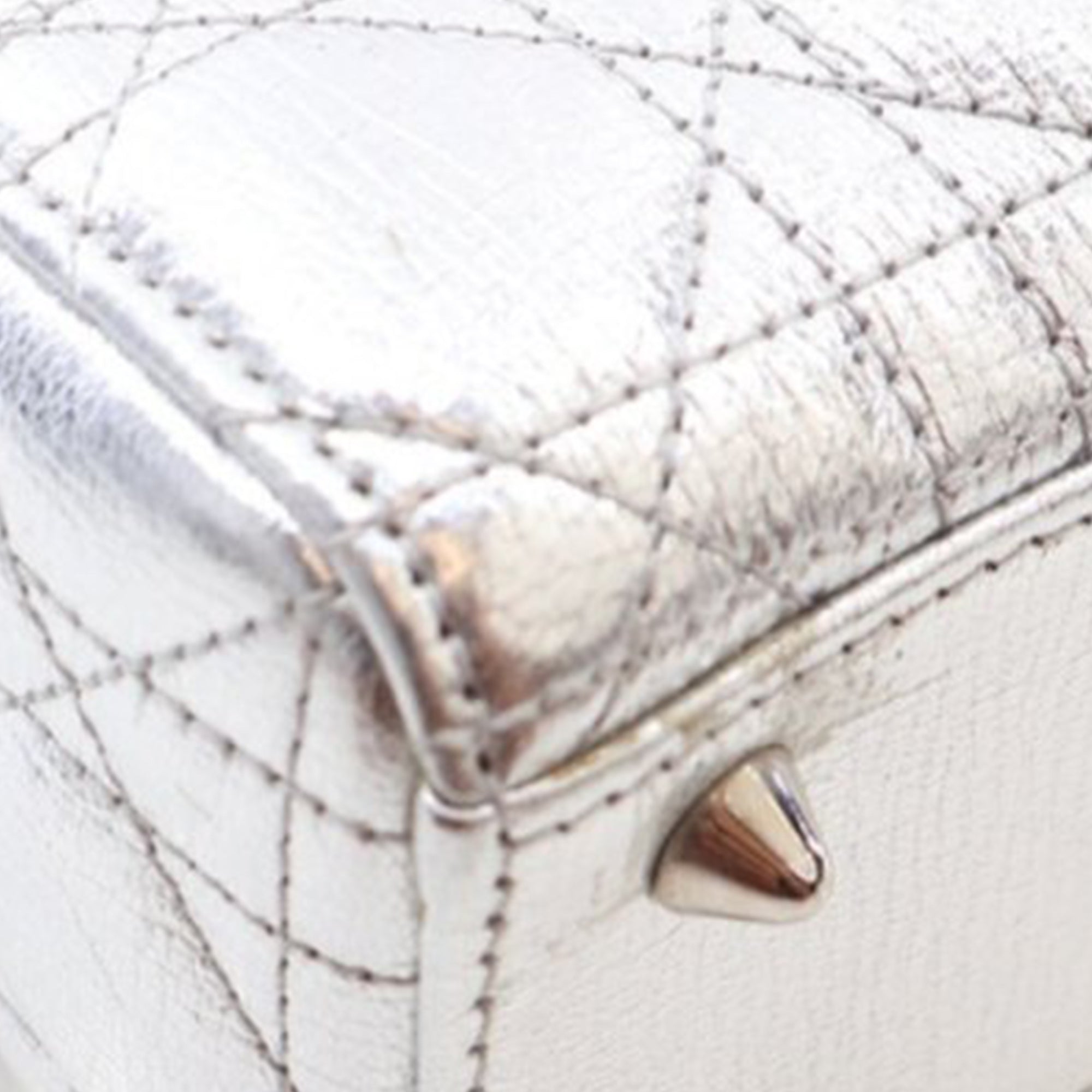 Dior Small Metallic Grained Calfskin Cannage My ABCDior Lady Dior - image 12