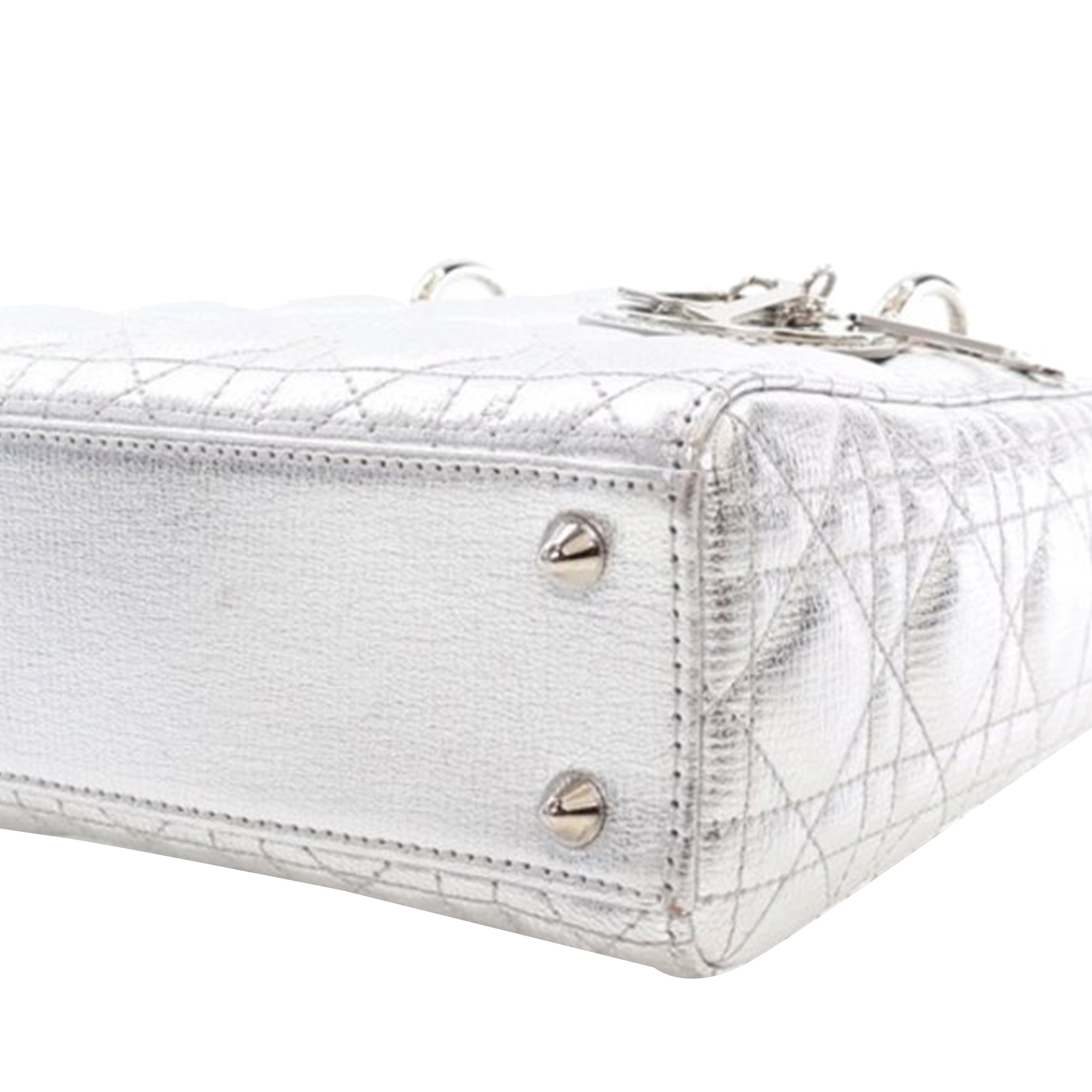 Dior Small Metallic Grained Calfskin Cannage My ABCDior Lady Dior - image 13