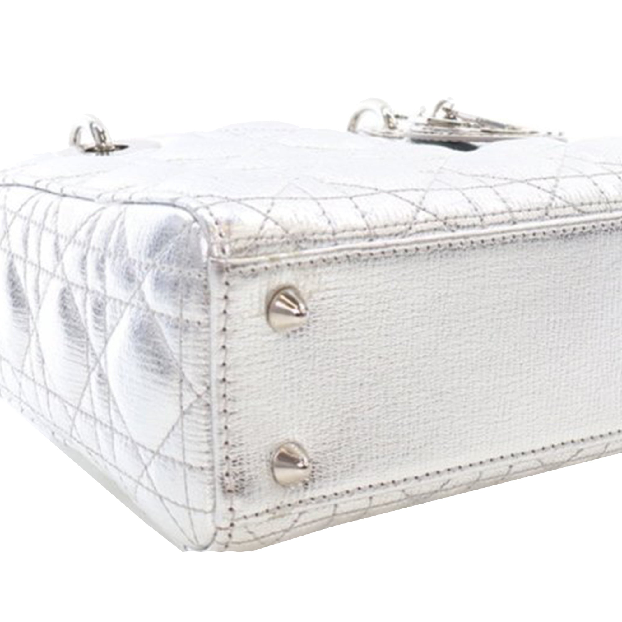 Dior Small Metallic Grained Calfskin Cannage My ABCDior Lady Dior - image 14