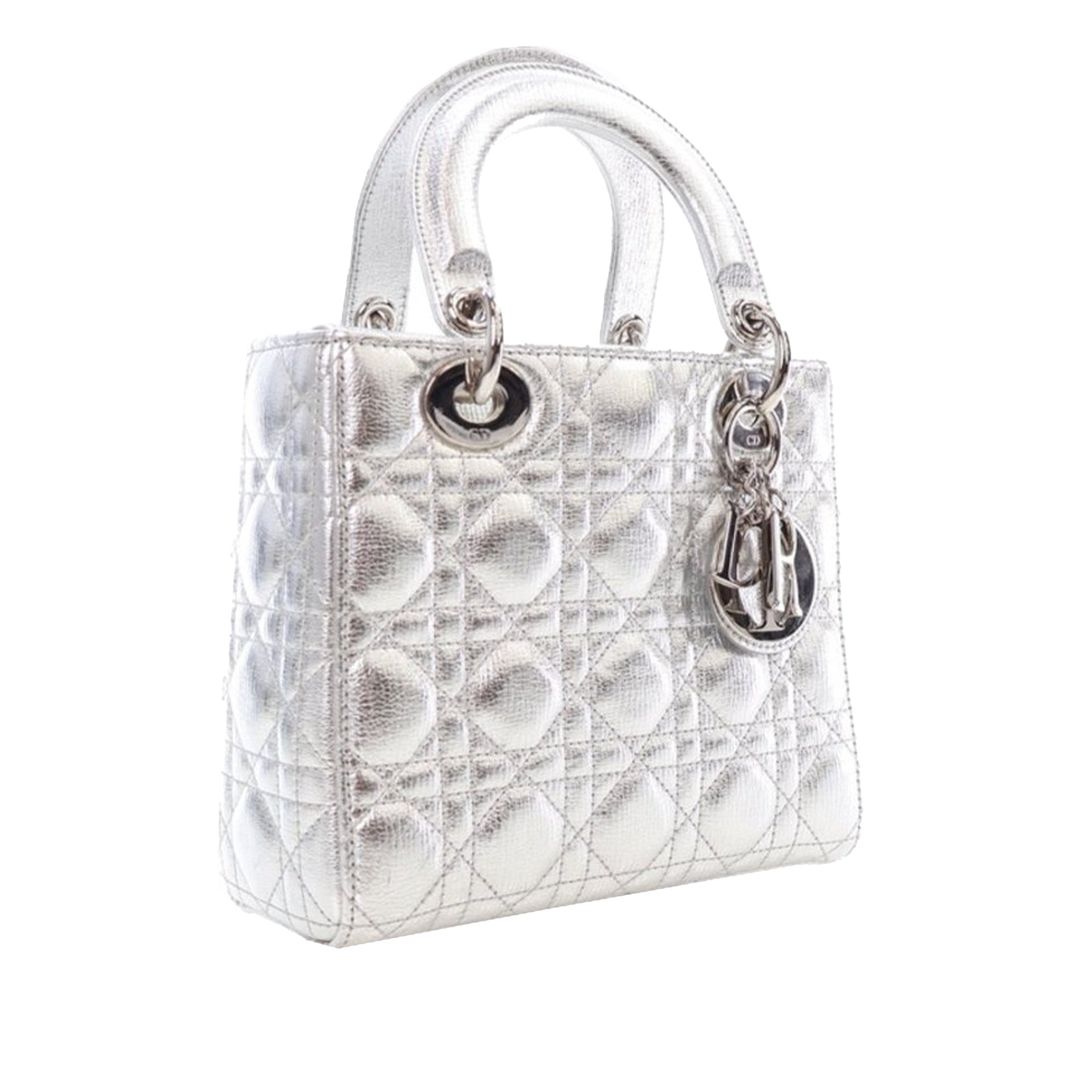 Dior Small Metallic Grained Calfskin Cannage My ABCDior Lady Dior - image 2