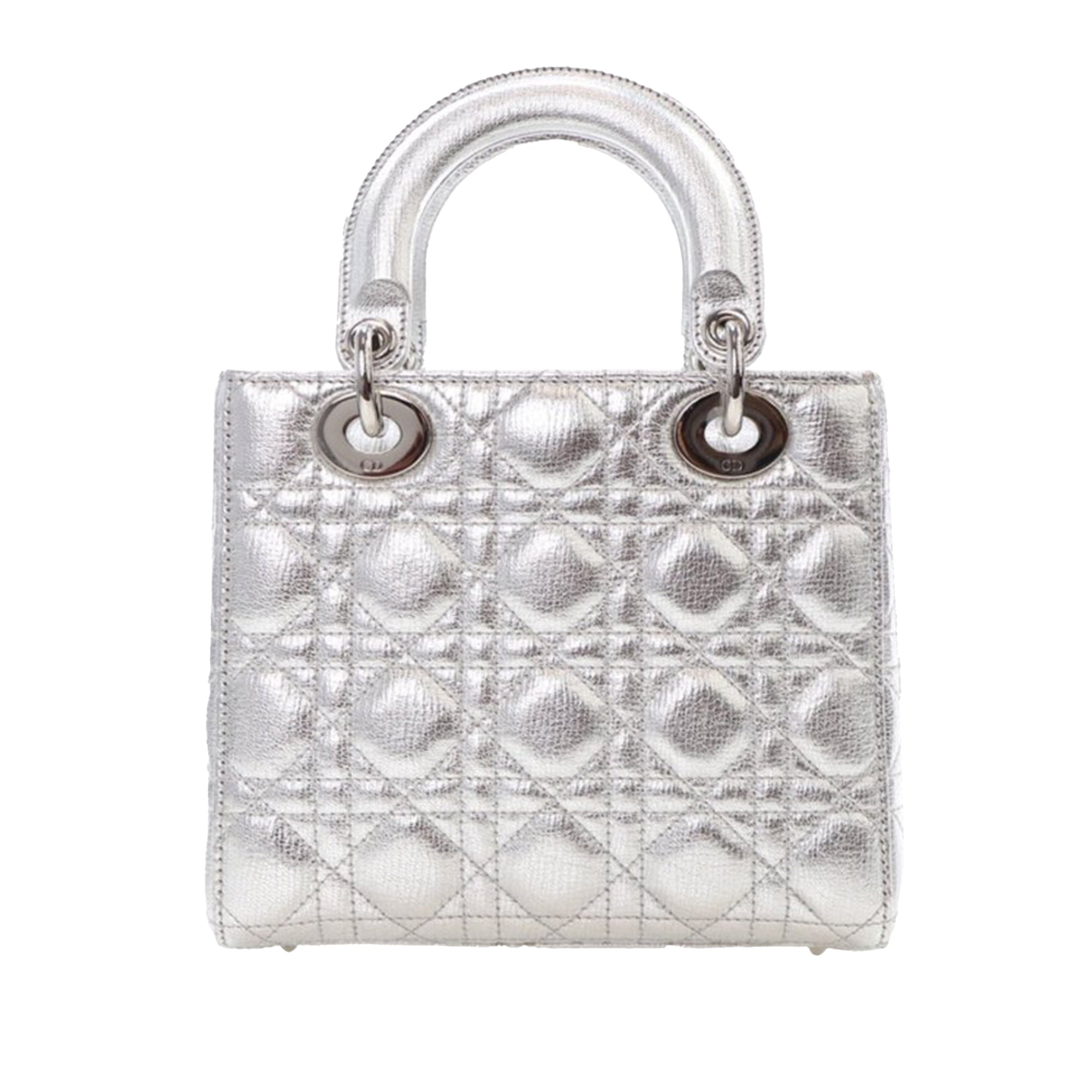 Dior Small Metallic Grained Calfskin Cannage My ABCDior Lady Dior - image 4