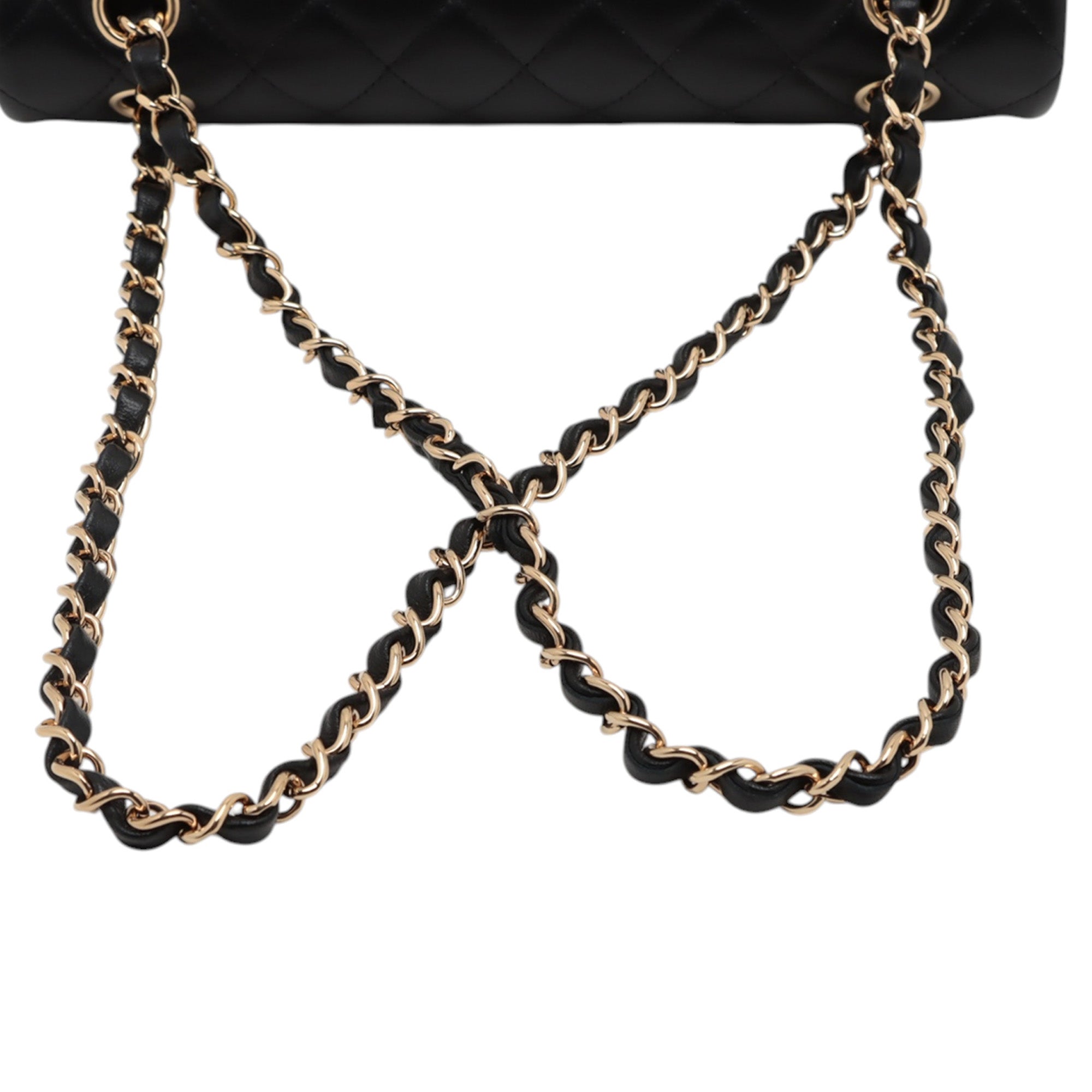 Chanel Medium Classic Lambskin Double Flap - image 10