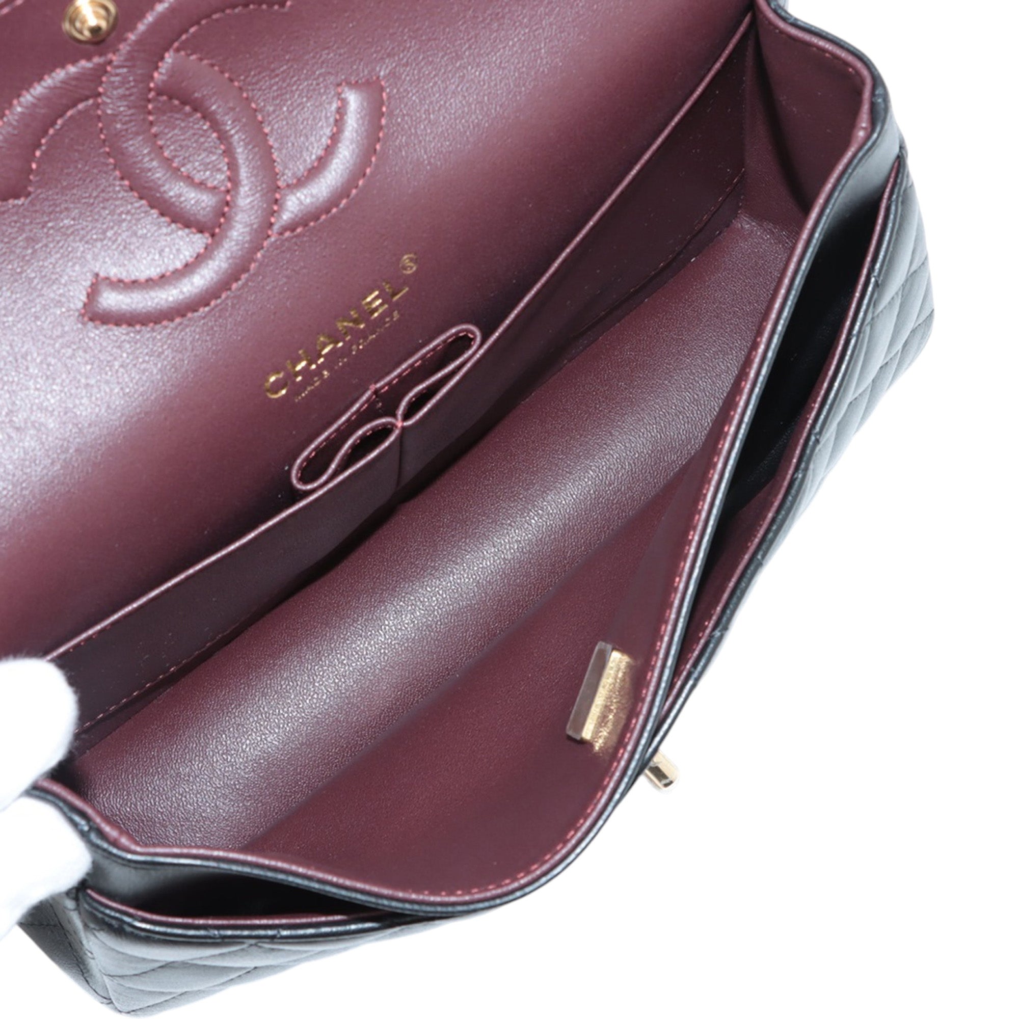 Chanel Medium Classic Lambskin Double Flap - image 3