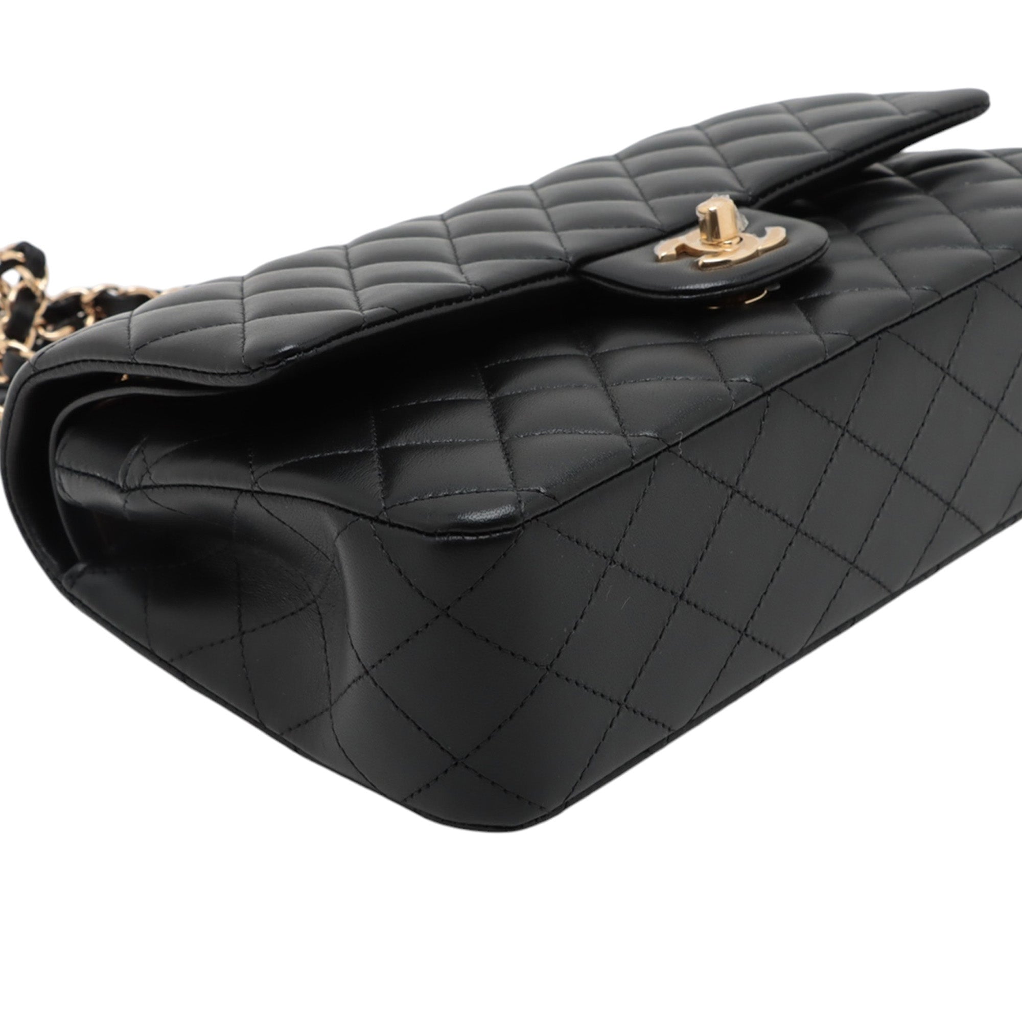 Chanel Medium Classic Lambskin Double Flap - image 8
