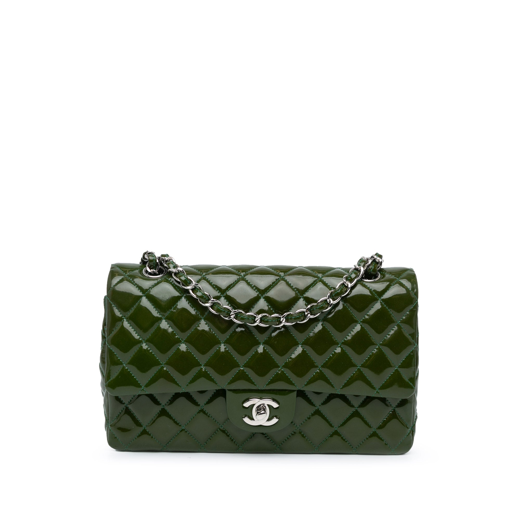 Chanel Medium Classic Patent Double Flap - image 1