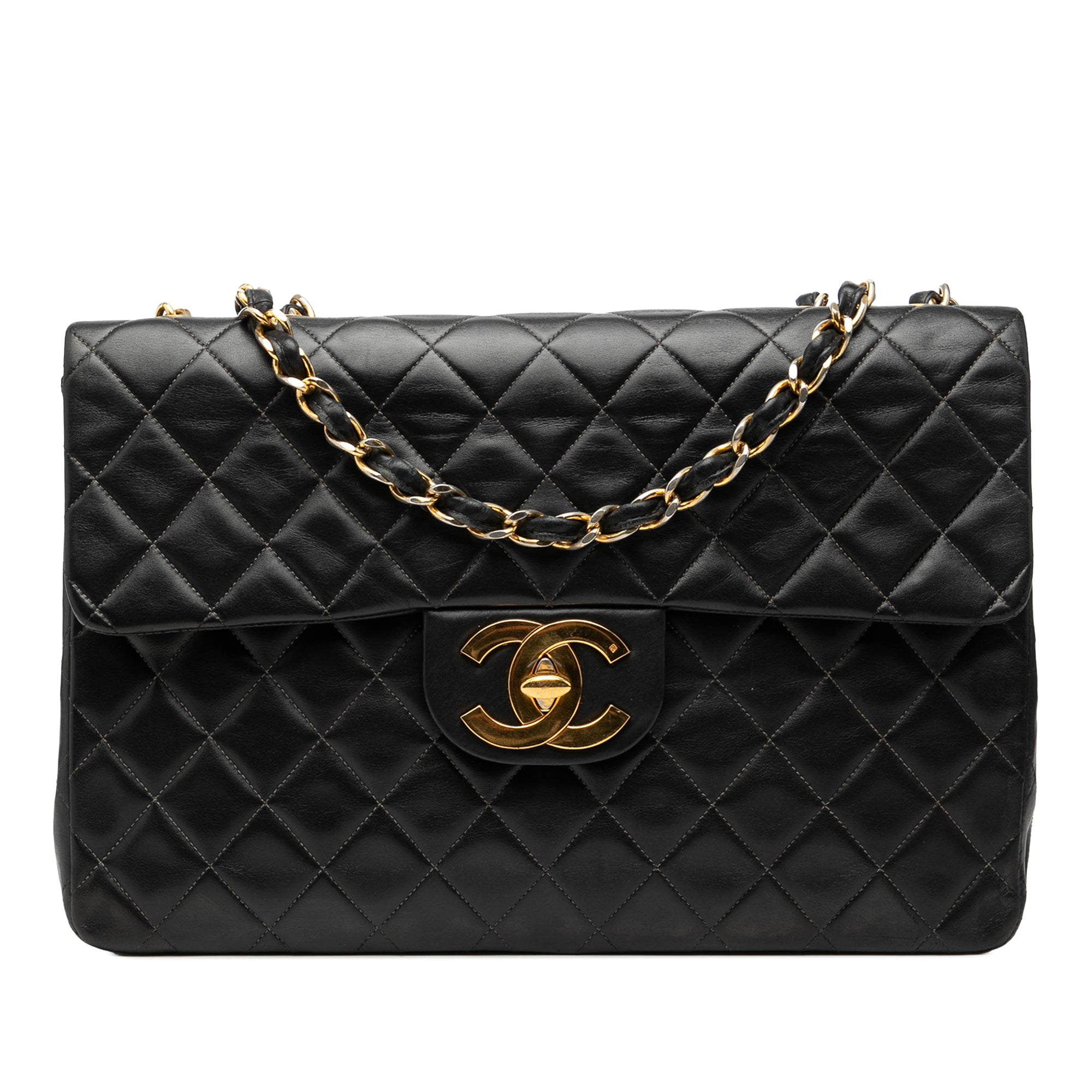 Chanel Maxi XL Classic Lambskin Single Flap - image 1